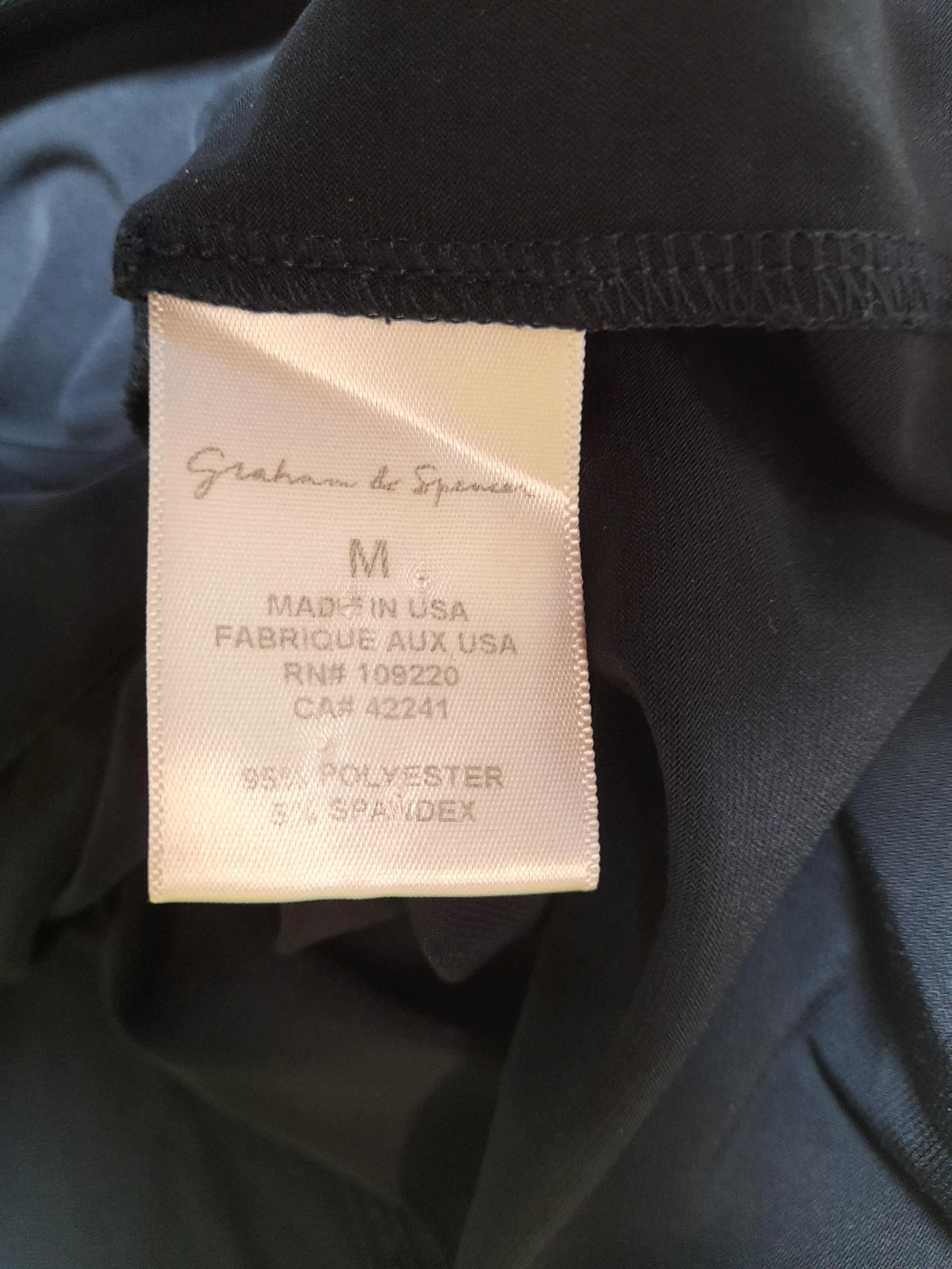 Graham& Spencer Bodycon Mini Dress M in Black - Image 6