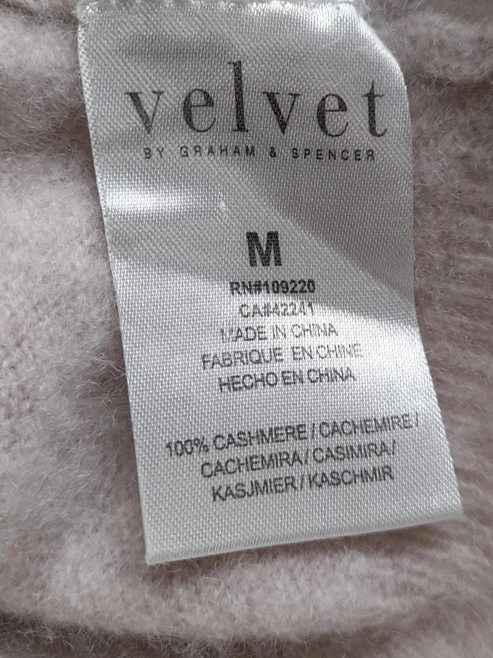 Graham& Spencer Women's Jumper M Pink 100% Cashmere Crew Neck Pullover - Image 7