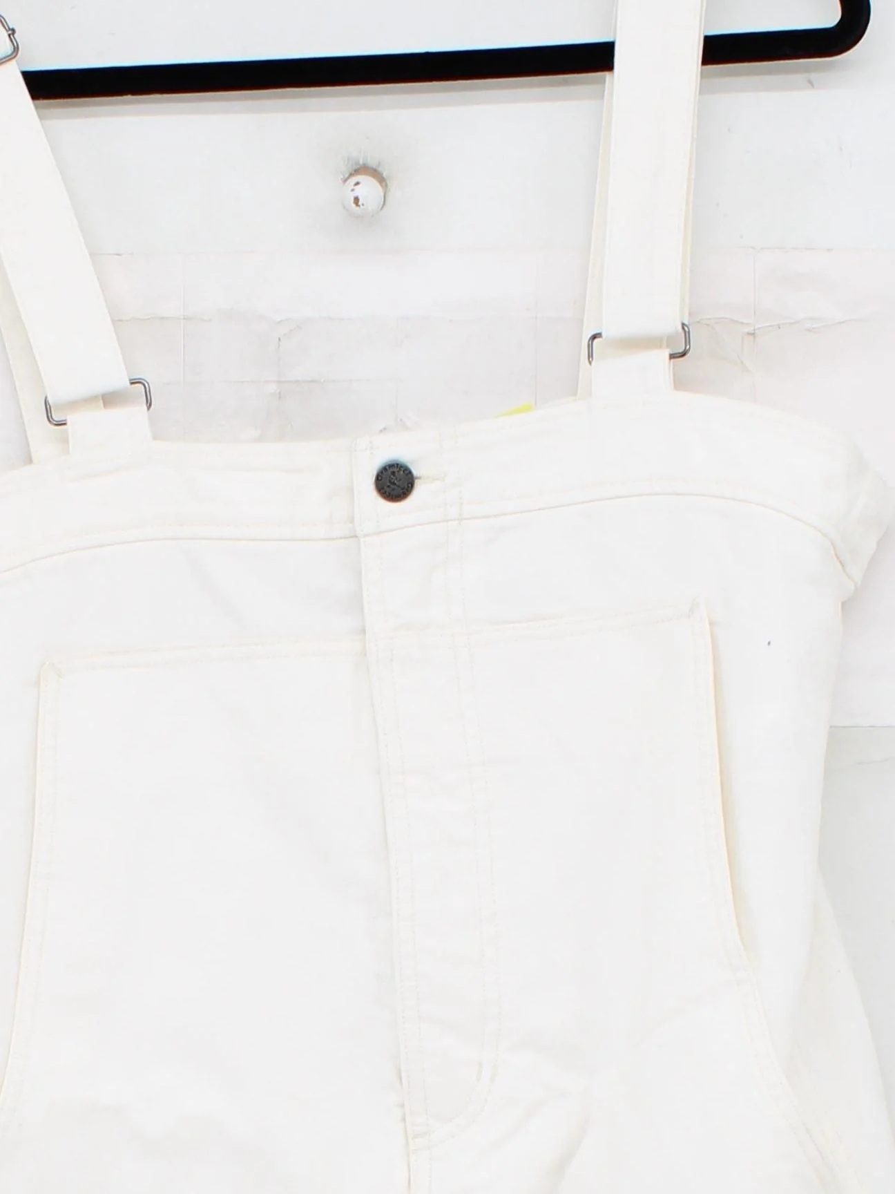 Gramicci Pinafore/Dungaree Midi Dress XL in White - Image 3