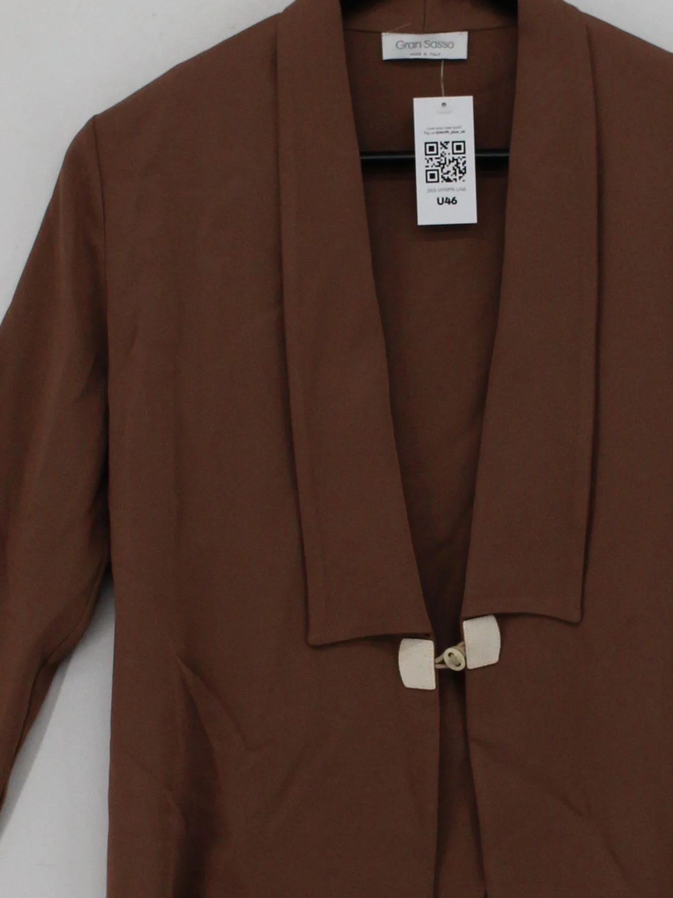 Gran Sasso Overcoat jacket brown - Image 3