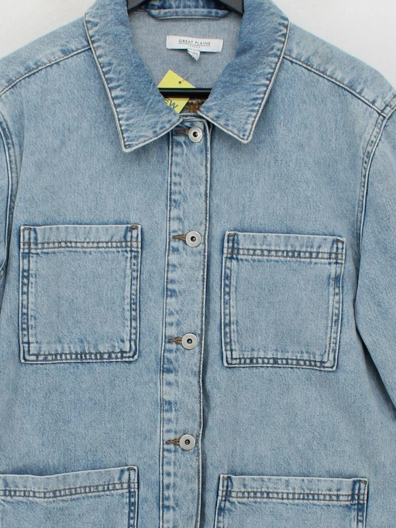 Great Plains Rain Coat jacket blue - Image 3