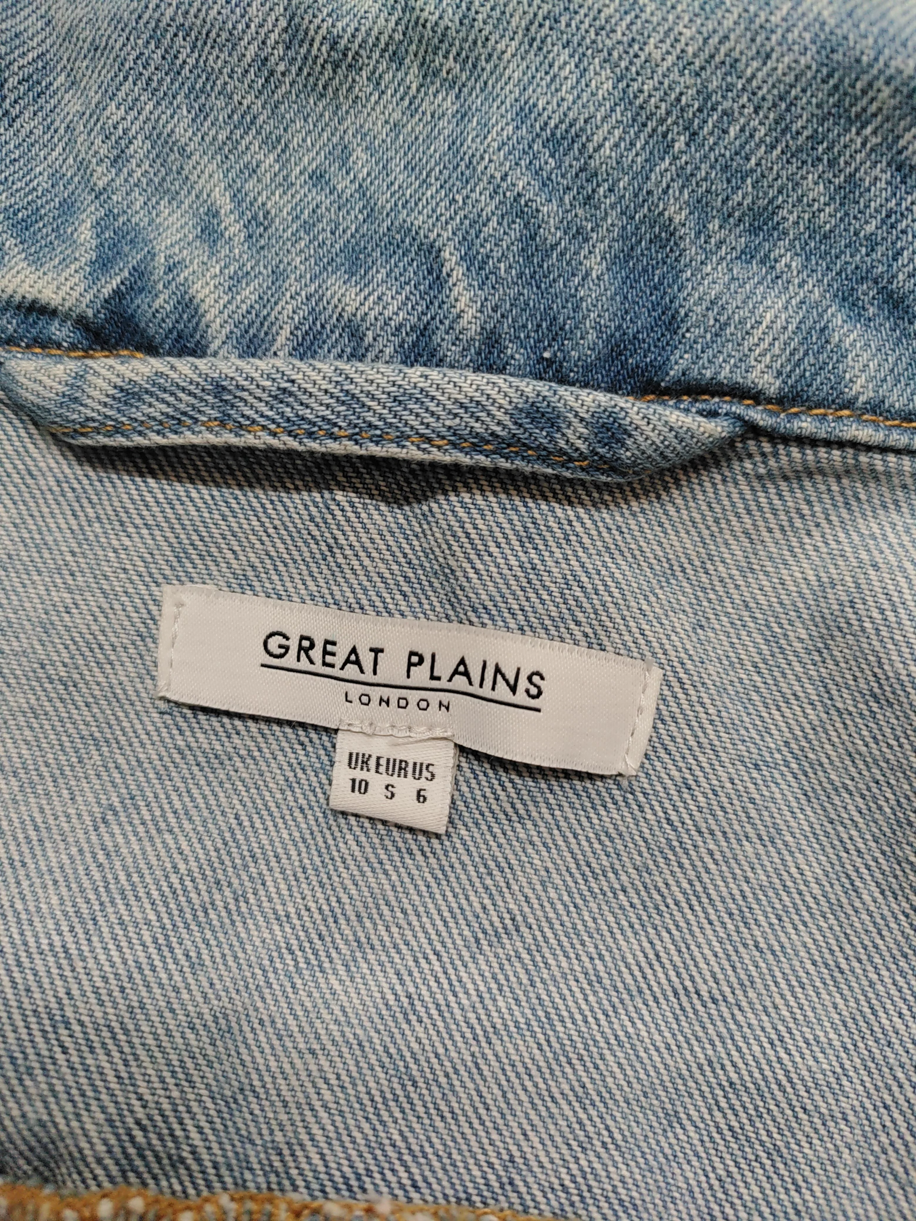 Great Plains Rain Coat jacket blue - Image 5
