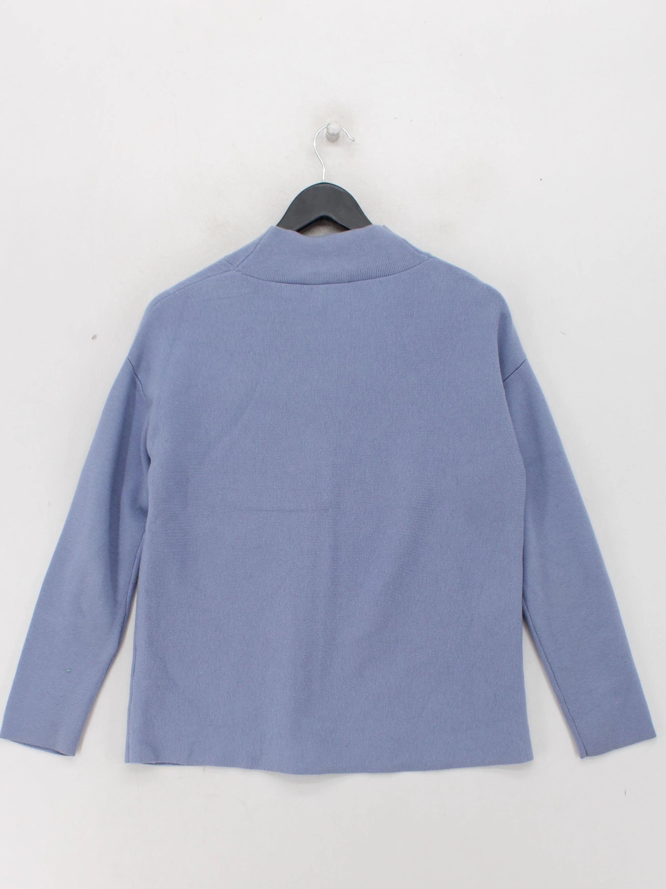 Great Plains Women's Jumper S Blue Viscose with Polyamide, Cotton Pullover - Image 2