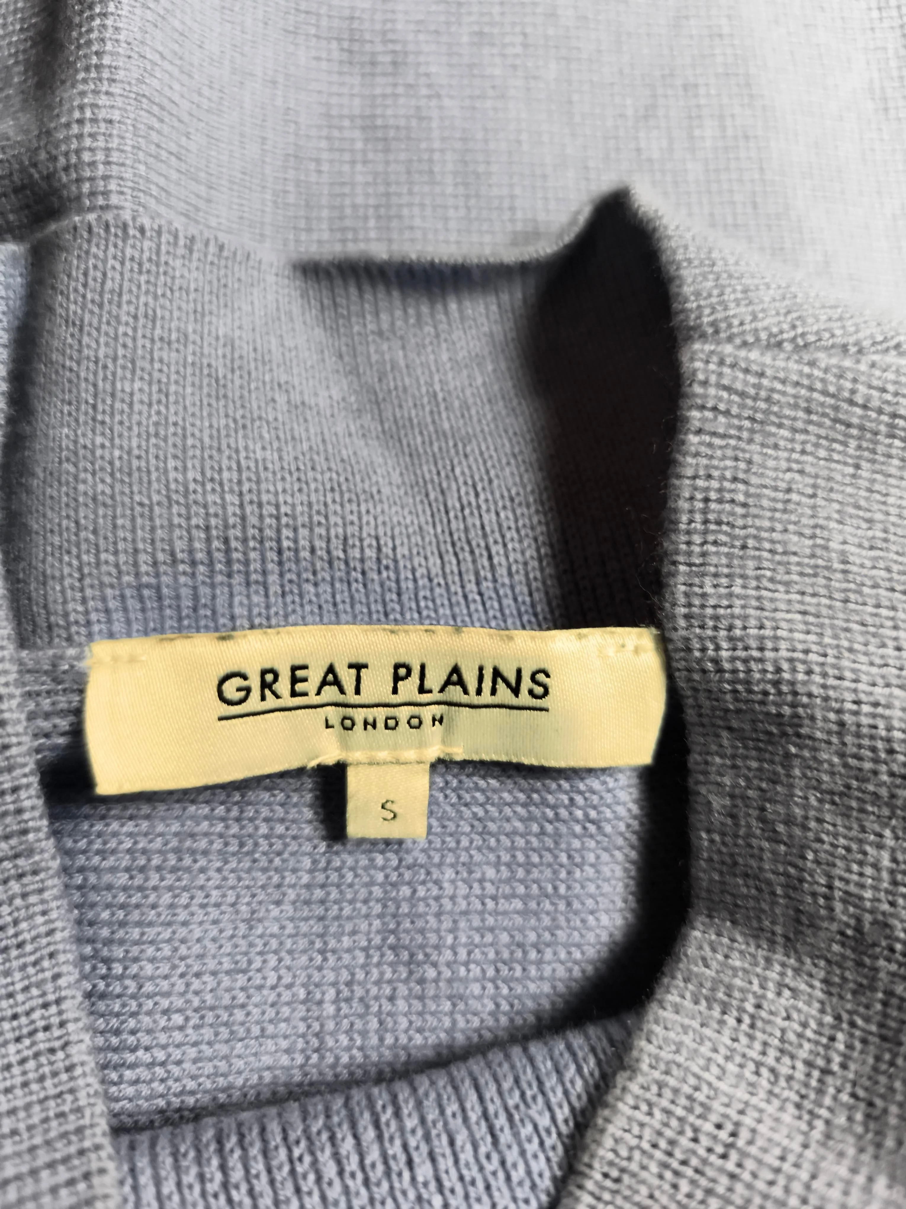 Great Plains Women's Jumper S Blue Viscose with Polyamide, Cotton Pullover - Image 7