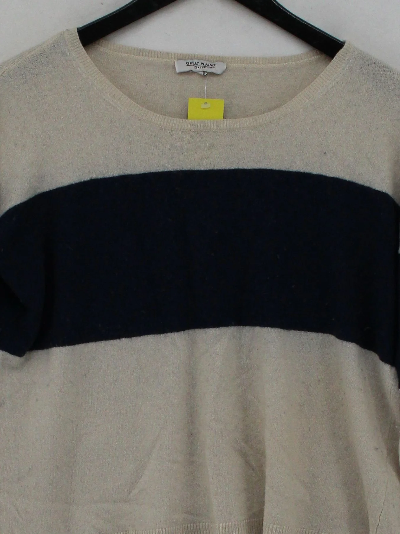 Great Plains Women's Jumper S Multi Striped 100% Other Round Neck Pullover - Image 3