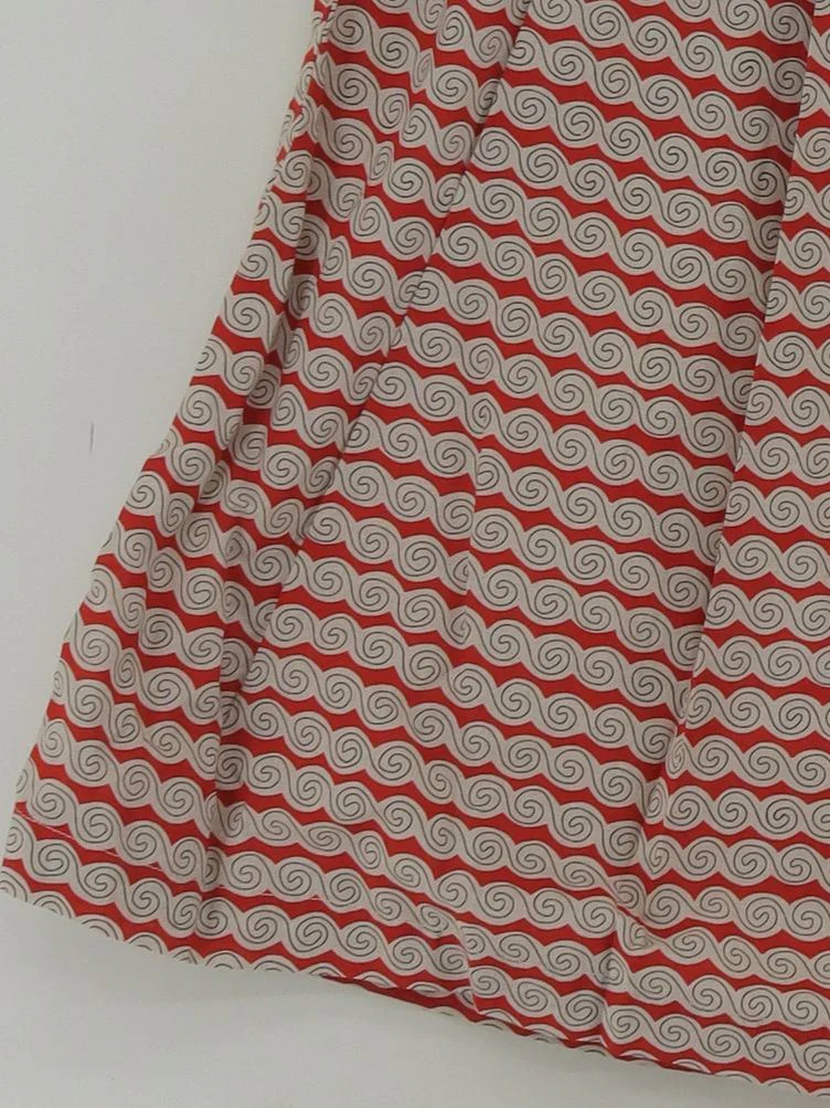Great Plains Women's Mini Skirt L Red 100% Cotton Mini New with tags - Image 4