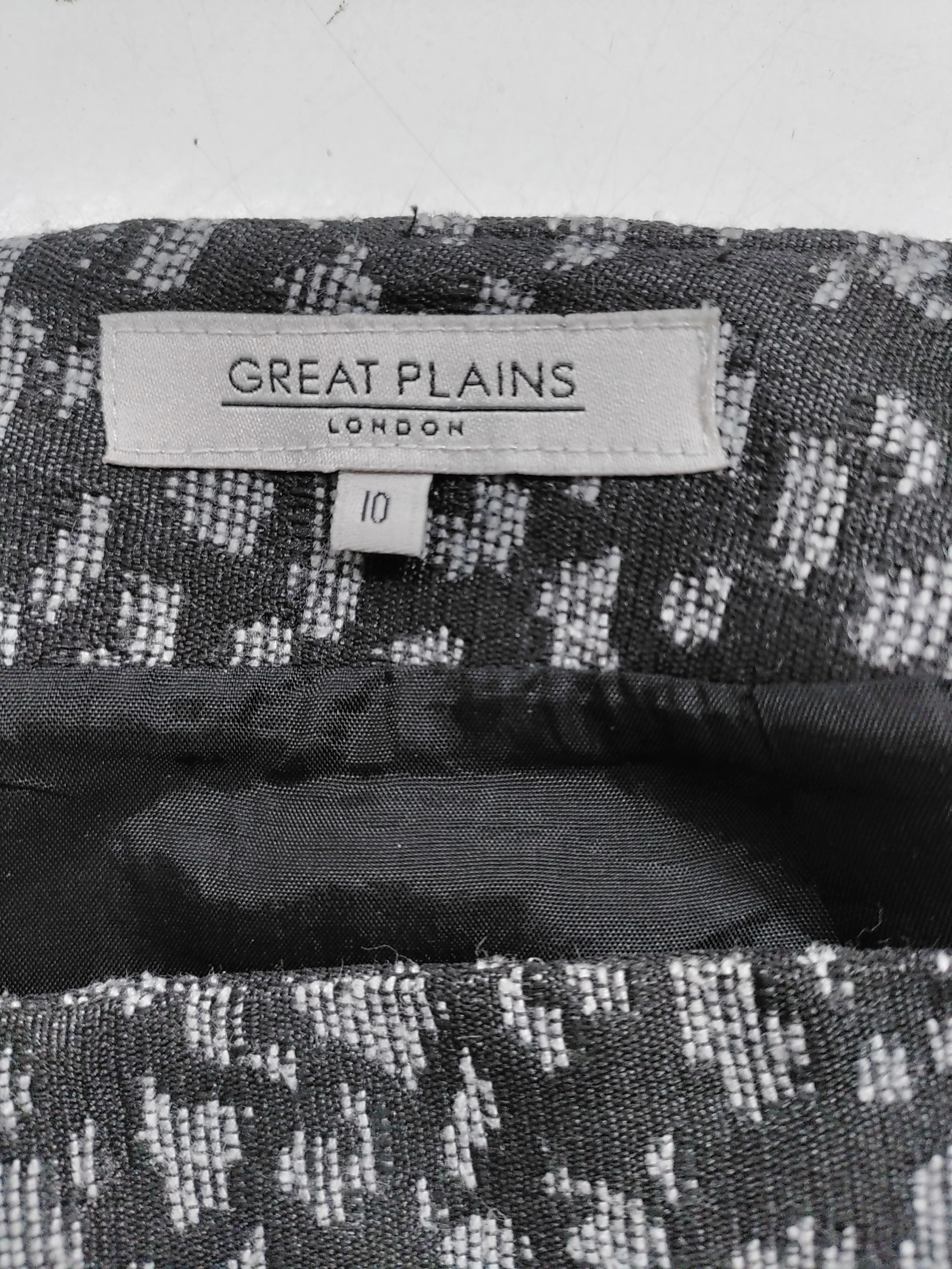 Great Plains Women's Mini Skirt UK 10 Black Polyester with Acrylic, Cotton Mini - Image 5