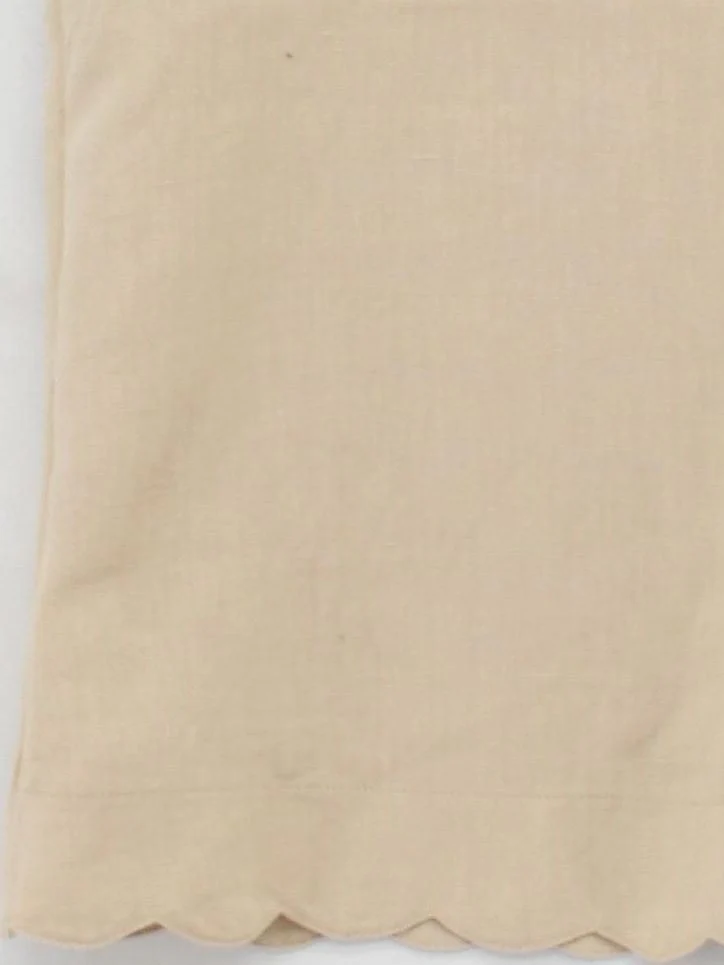 Great Plains Women's Top S Tan Linen with Cotton Sleeveless V-Neck Basic - Image 4