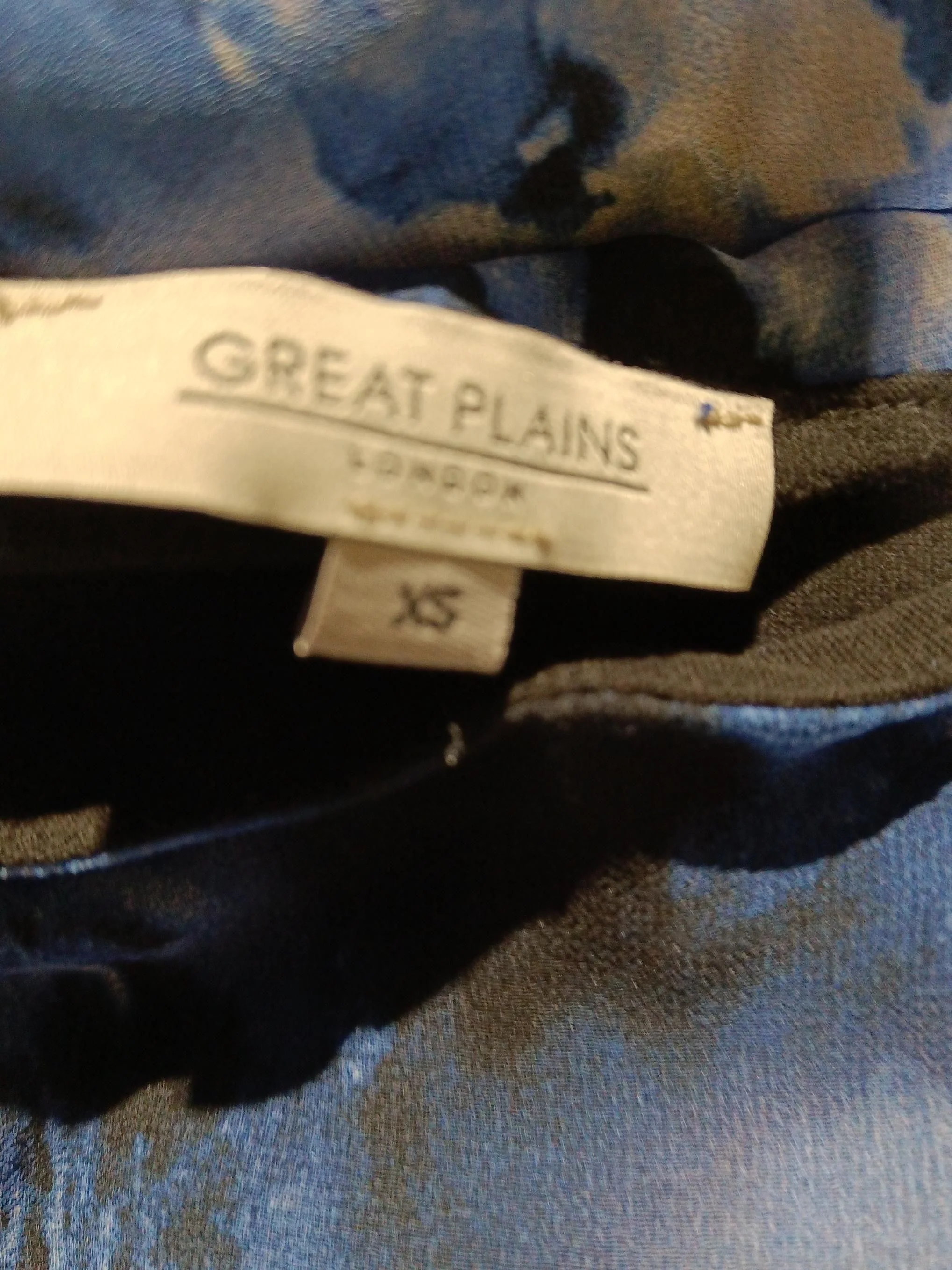 Great Plains Women's Top XS Blue Polyester with Lyocell Modal, Cotton Basic - Image 5