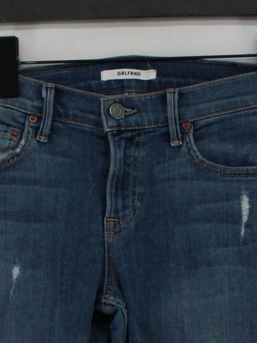 GRLFRND Women's Jeans W 26 in Blue Other with Lyocell Modal, Spandex Skinny - Image 3