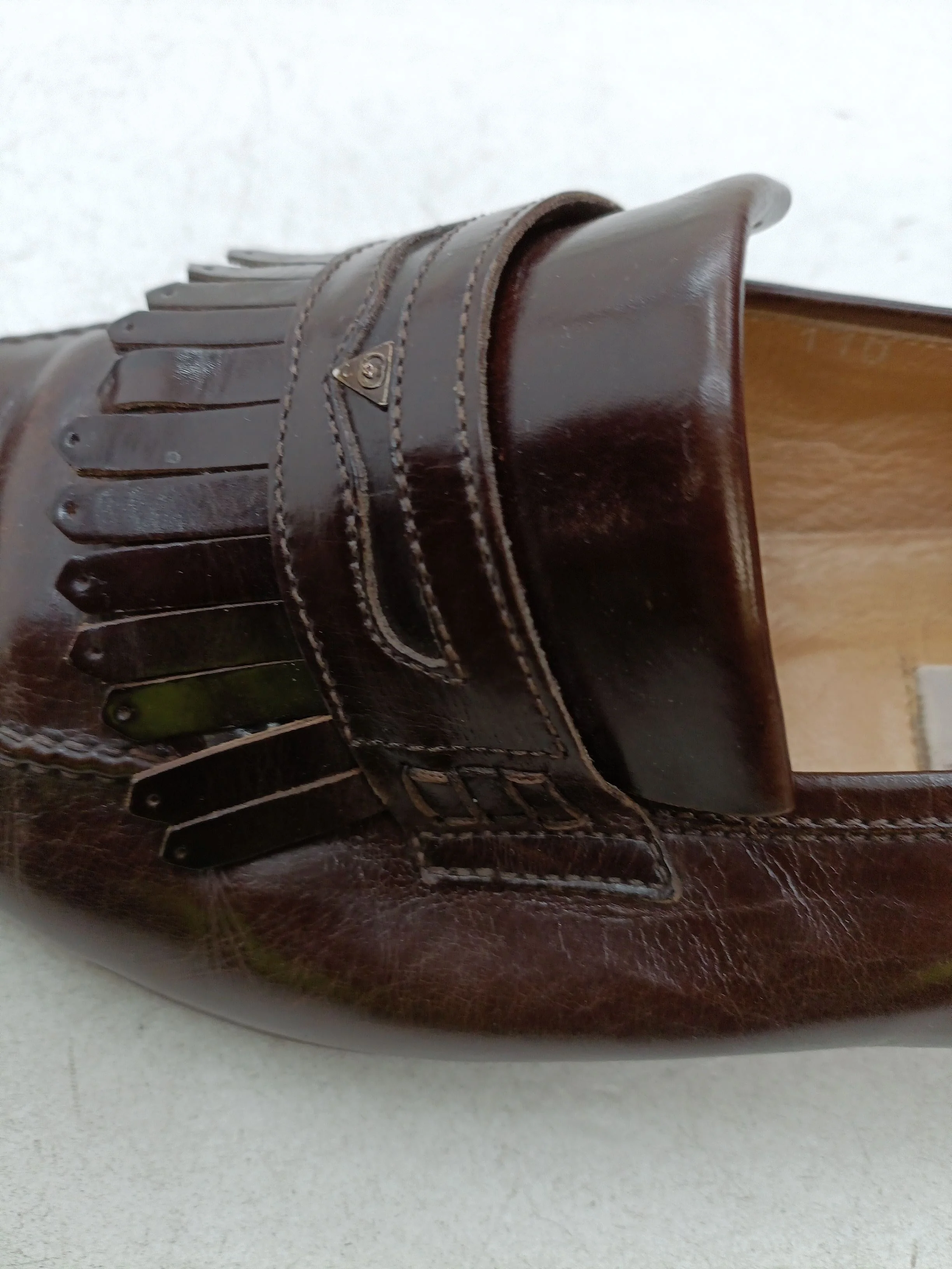 Gucci Men's Formal Shoes UK 8 Brown 100% Leather Brogue - Image 8