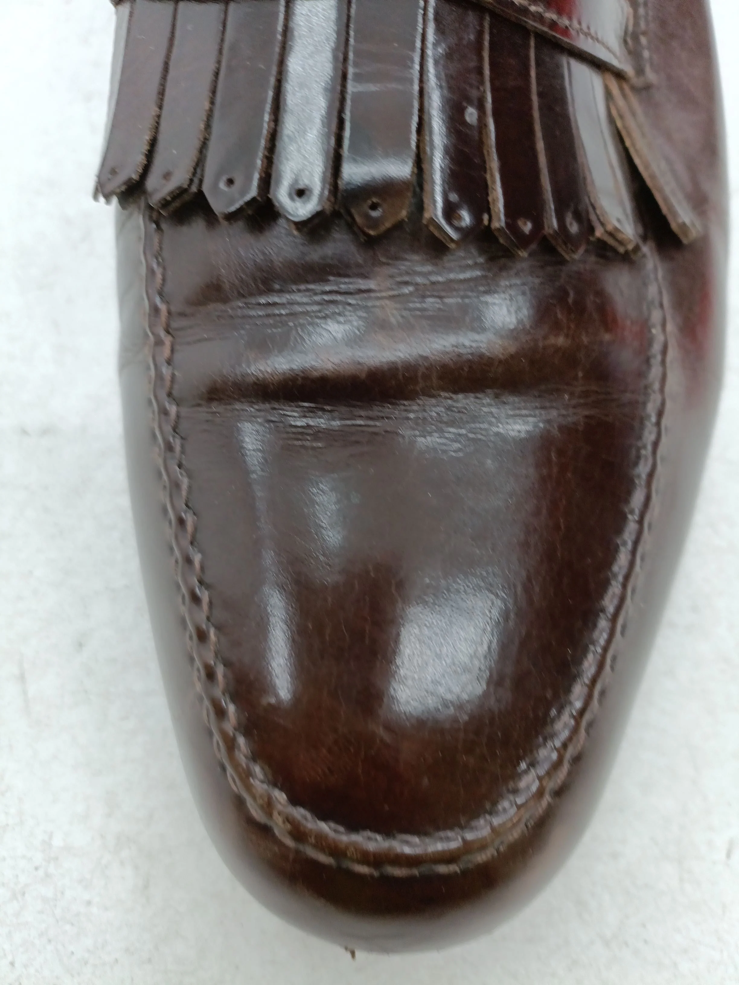 Gucci Men's Formal Shoes UK 8 Brown 100% Leather Brogue - Image 9