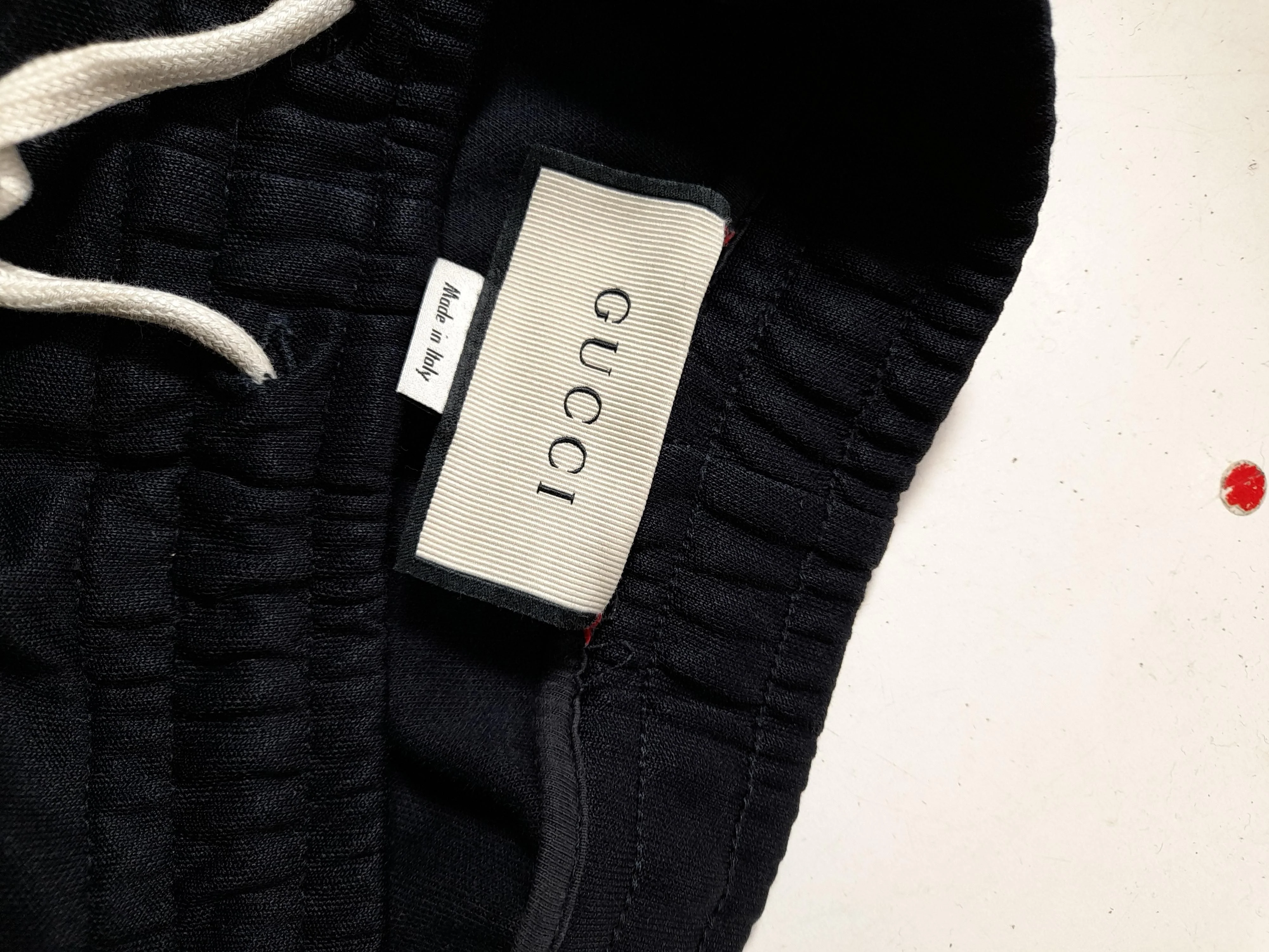 Gucci Men's Sports Bottoms M Blue Polyester with Cotton Tapered Sweatpants - Image 10