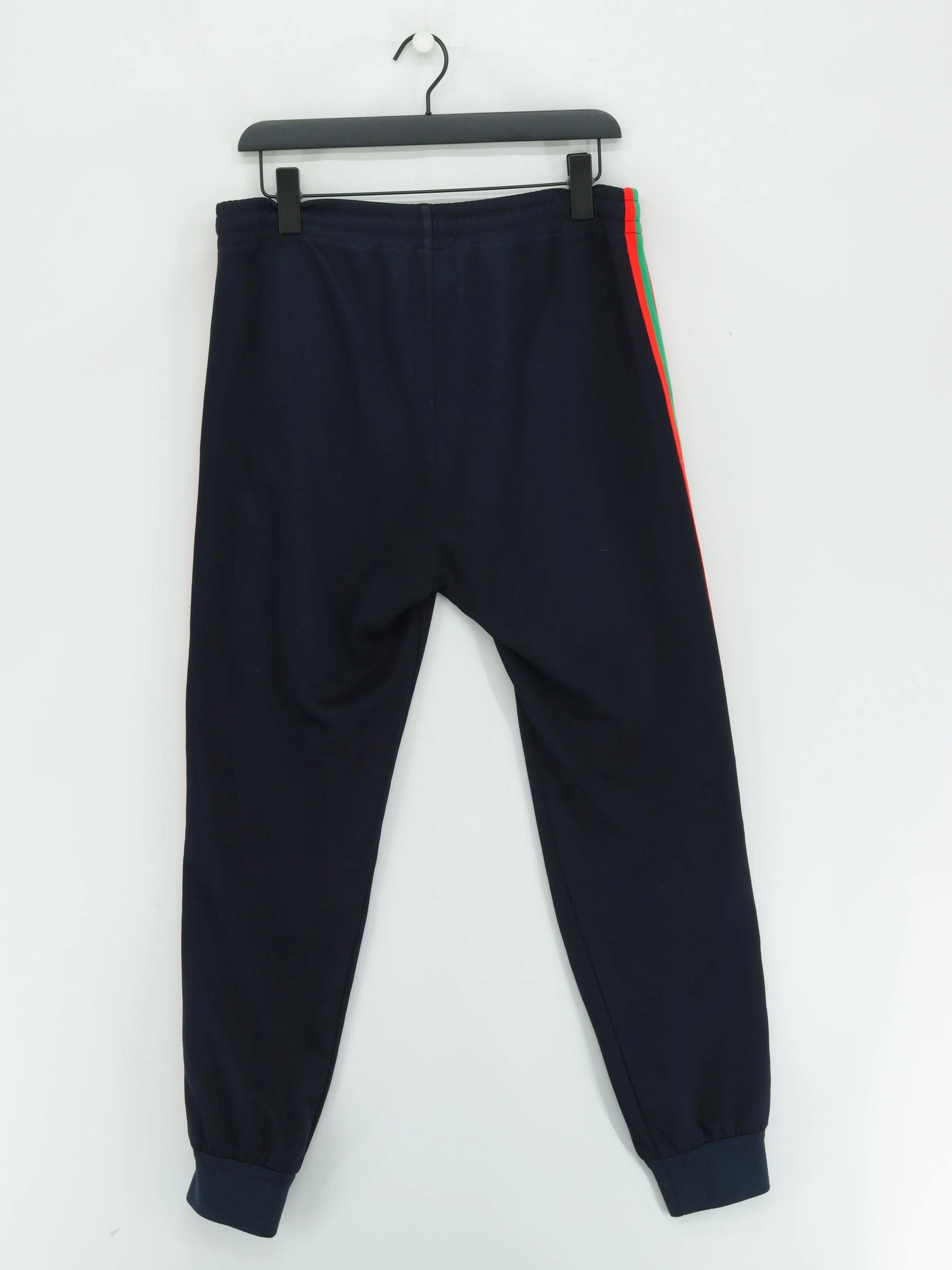 Gucci Men's Sports Bottoms M Blue Polyester with Cotton Tapered Sweatpants - Image 2
