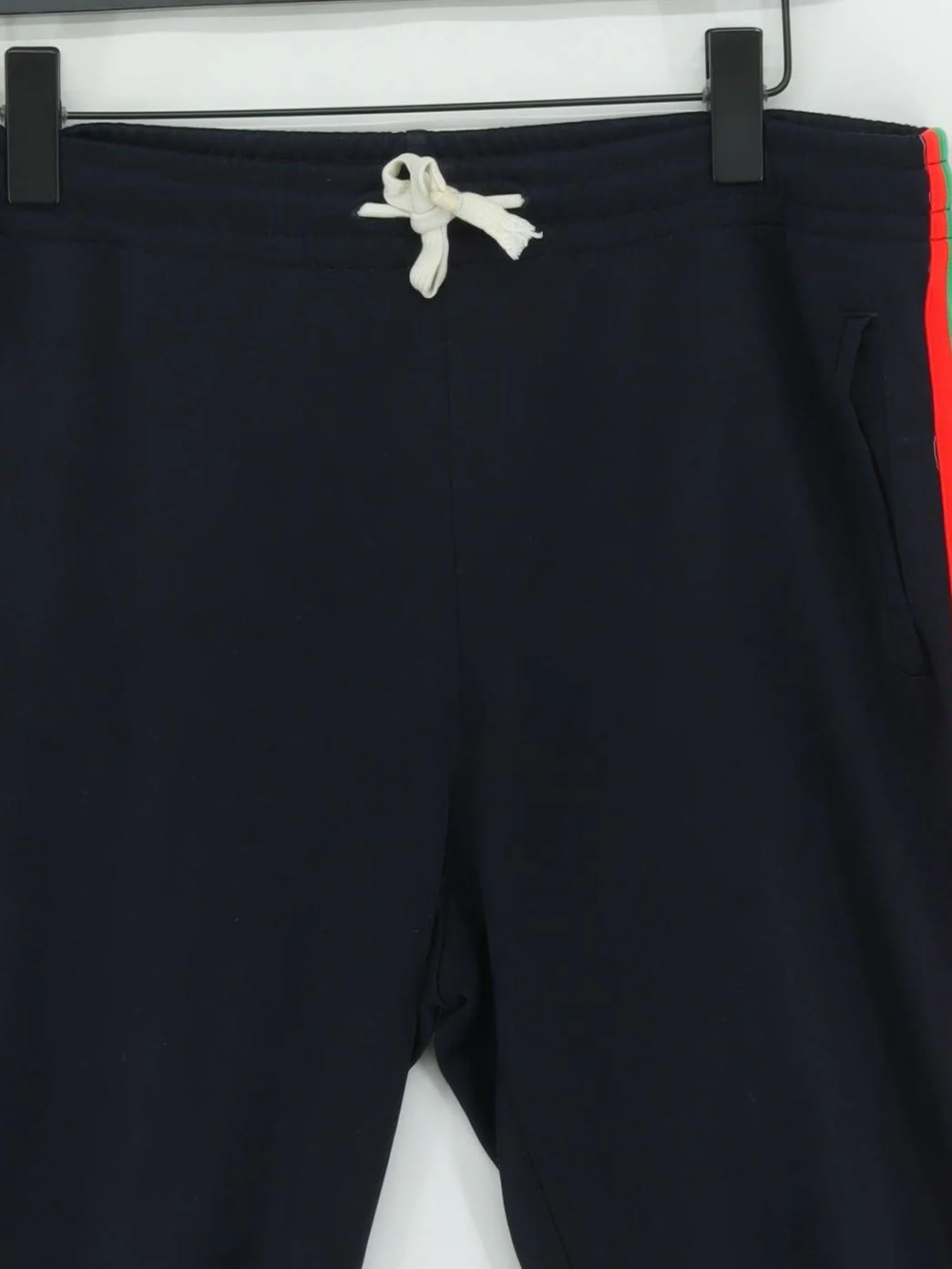 Gucci Men's Sports Bottoms M Blue Polyester with Cotton Tapered Sweatpants - Image 3