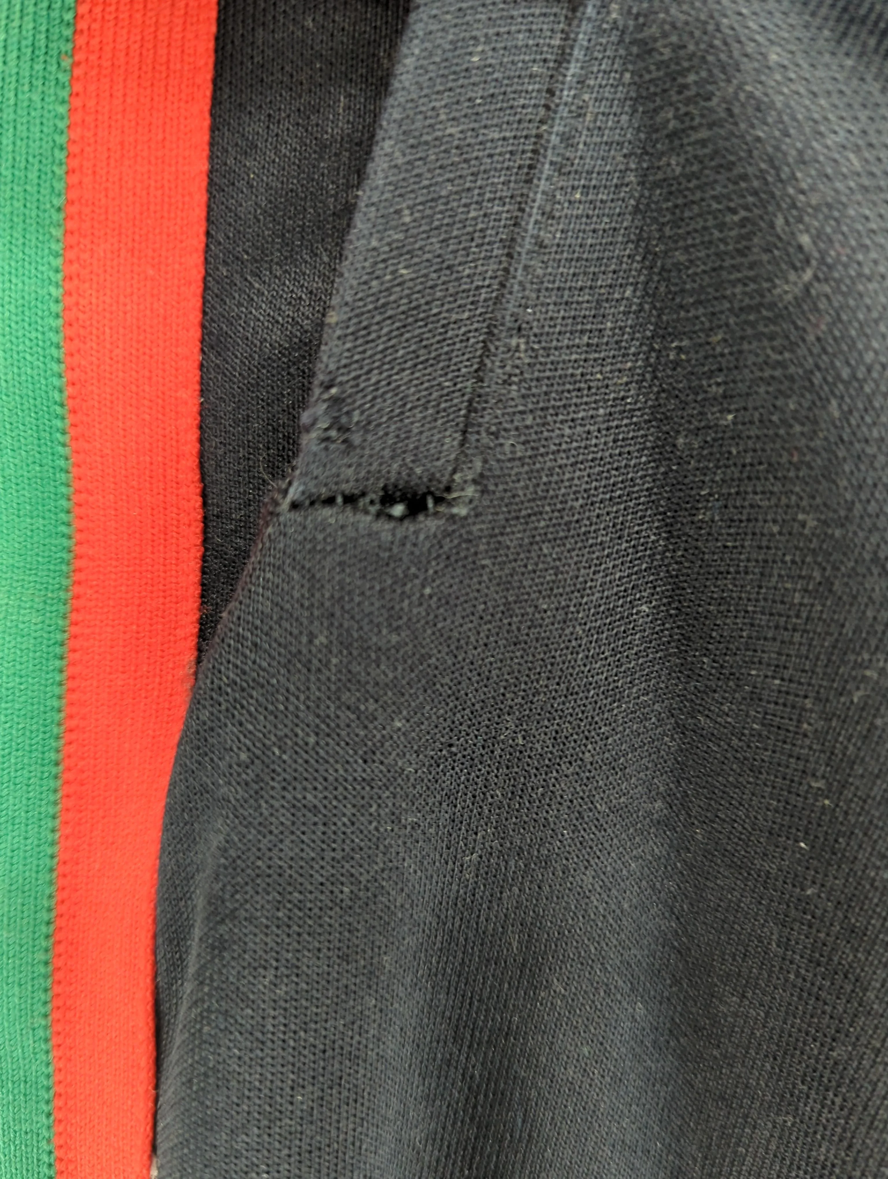 Gucci Men's Sports Bottoms M Blue Polyester with Cotton Tapered Sweatpants - Image 9