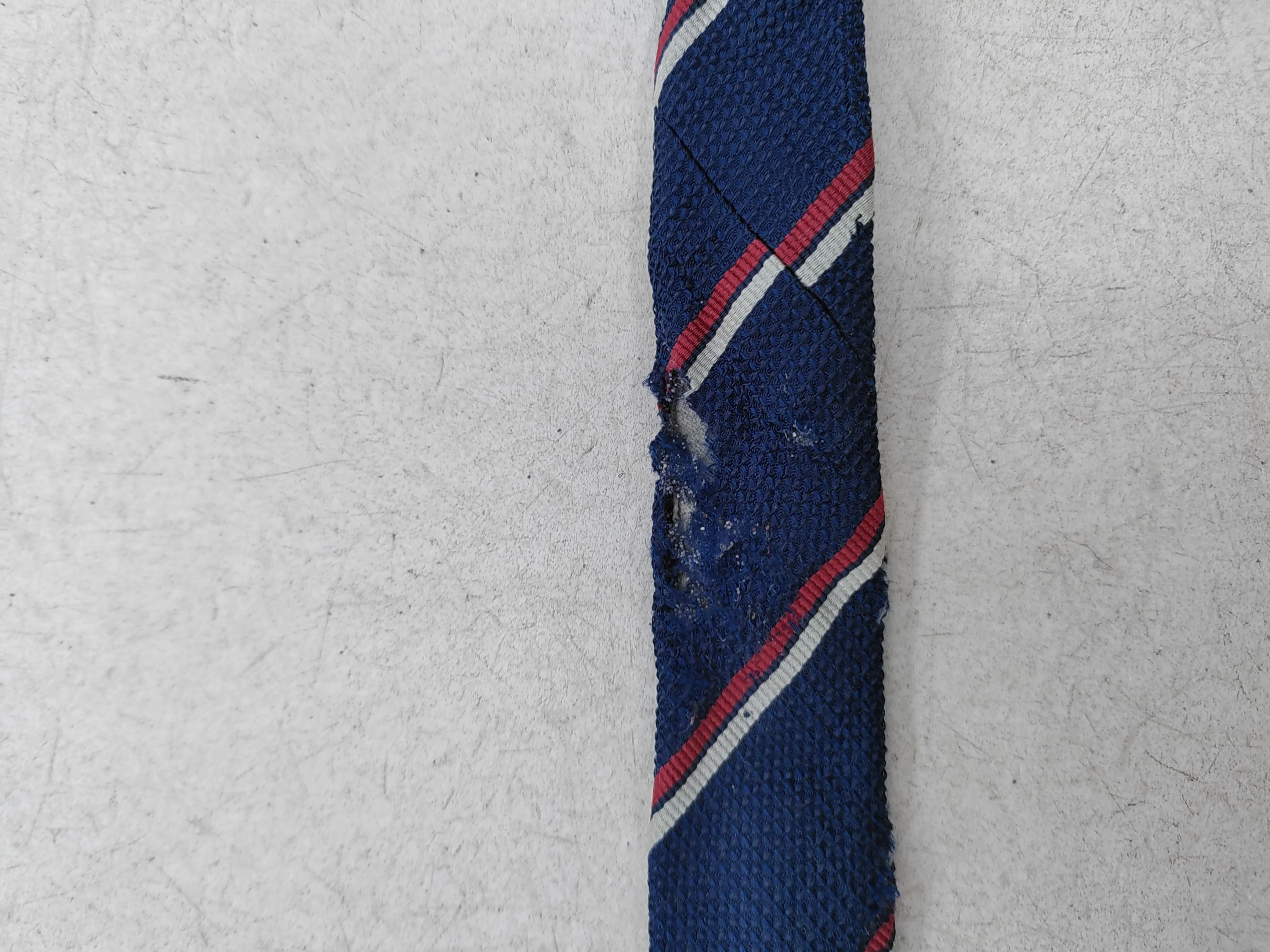 Gucci Men's Tie Blue Striped 100% Silk - Image 5