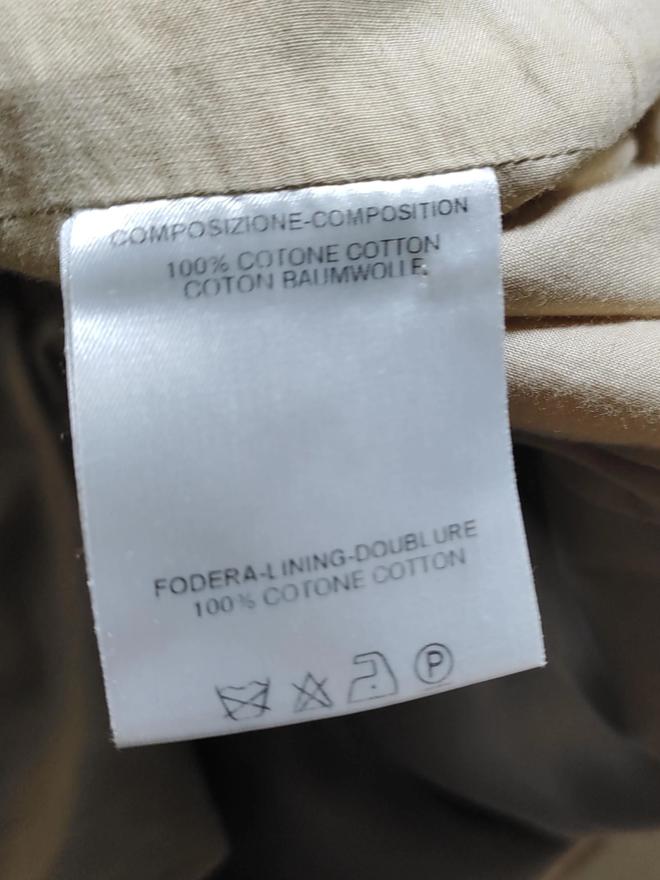 Gucci Women's Blazer UK 10 Tan 100% Cotton Overcoat - Image 7