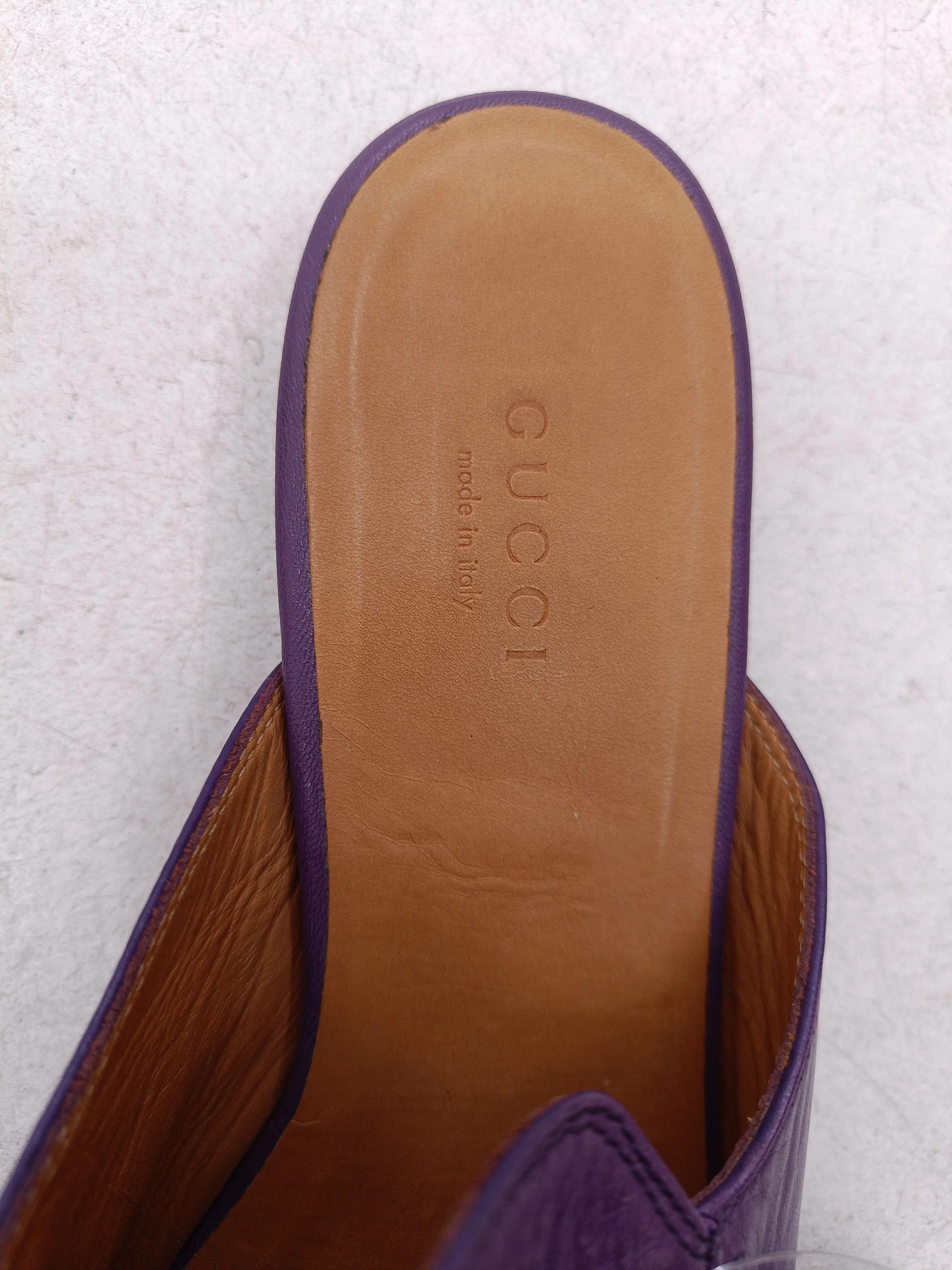 Gucci Women's Flat Shoes UK 5 Purple 100% Other Slider - Image 6