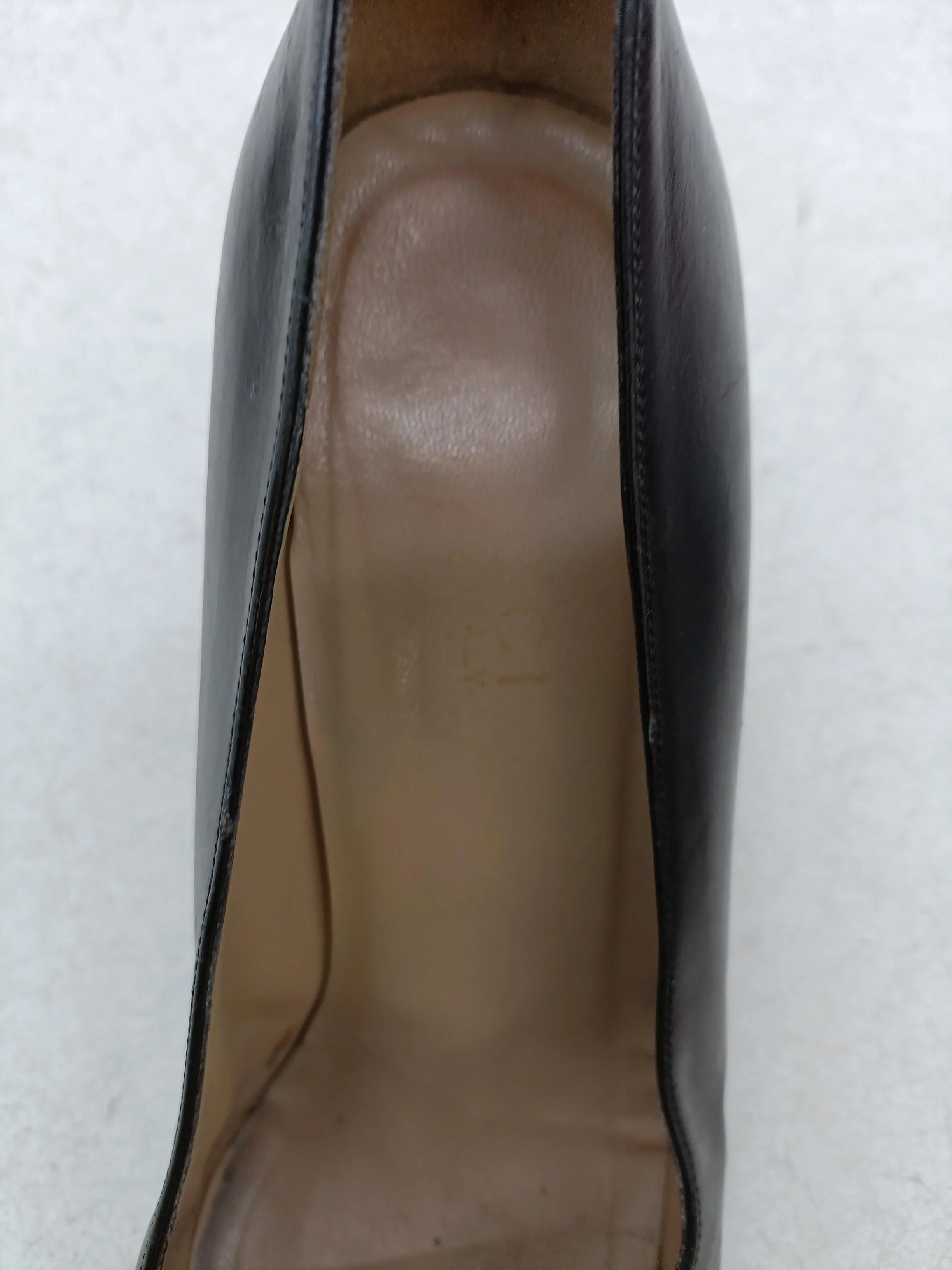 Gucci Women's Heels UK 4.5 Black 100% Leather Court - Image 6