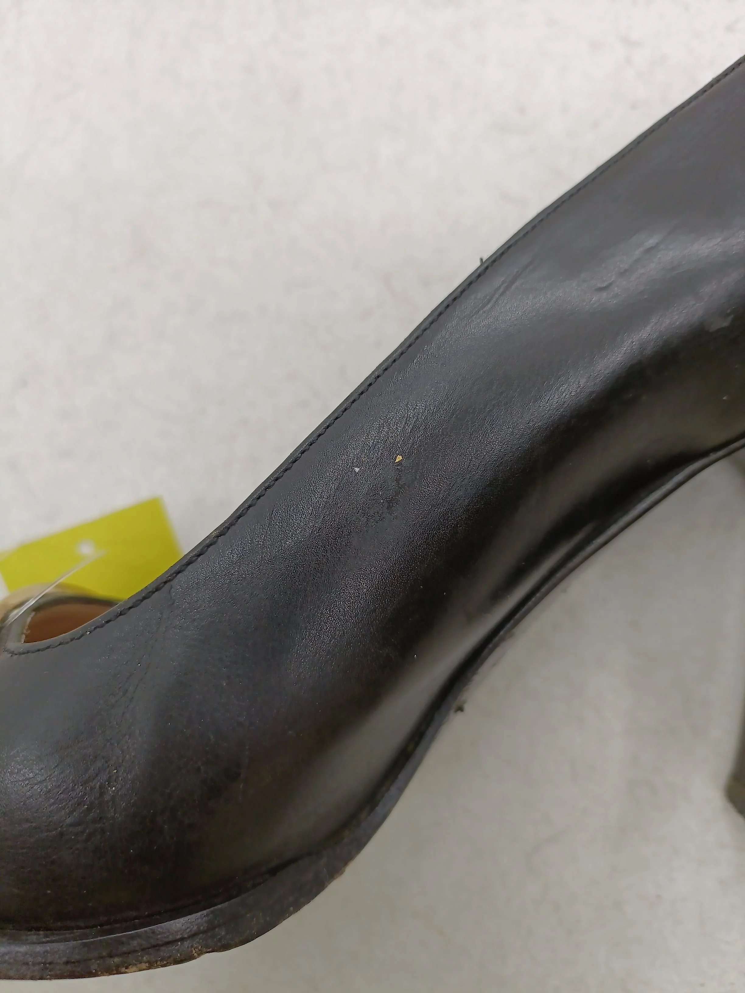 Gucci Women's Heels UK 4.5 Black 100% Leather Court - Image 8