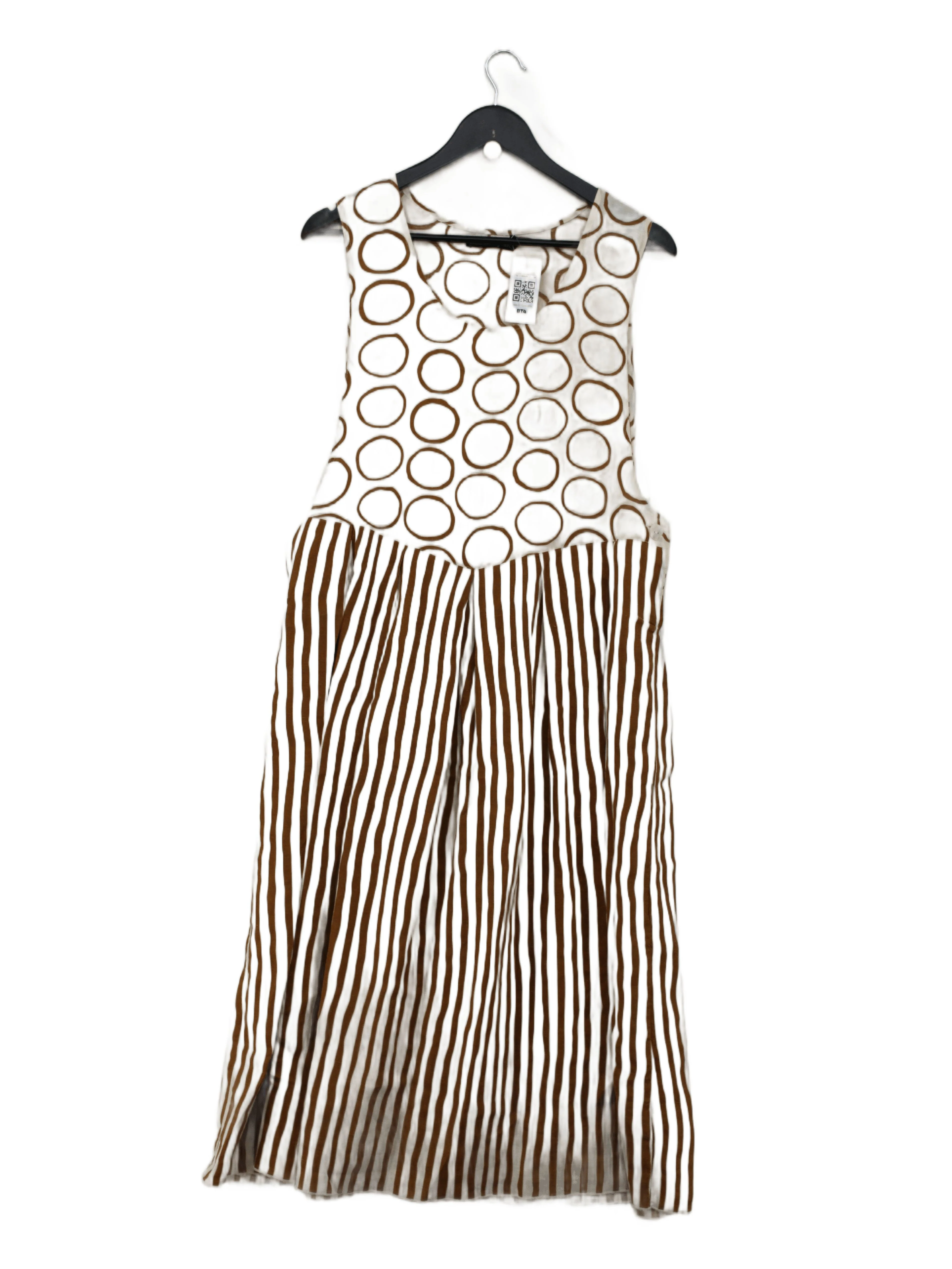 Gudrun Sjöden Pinafore/Dungaree Midi Dress L in Cream