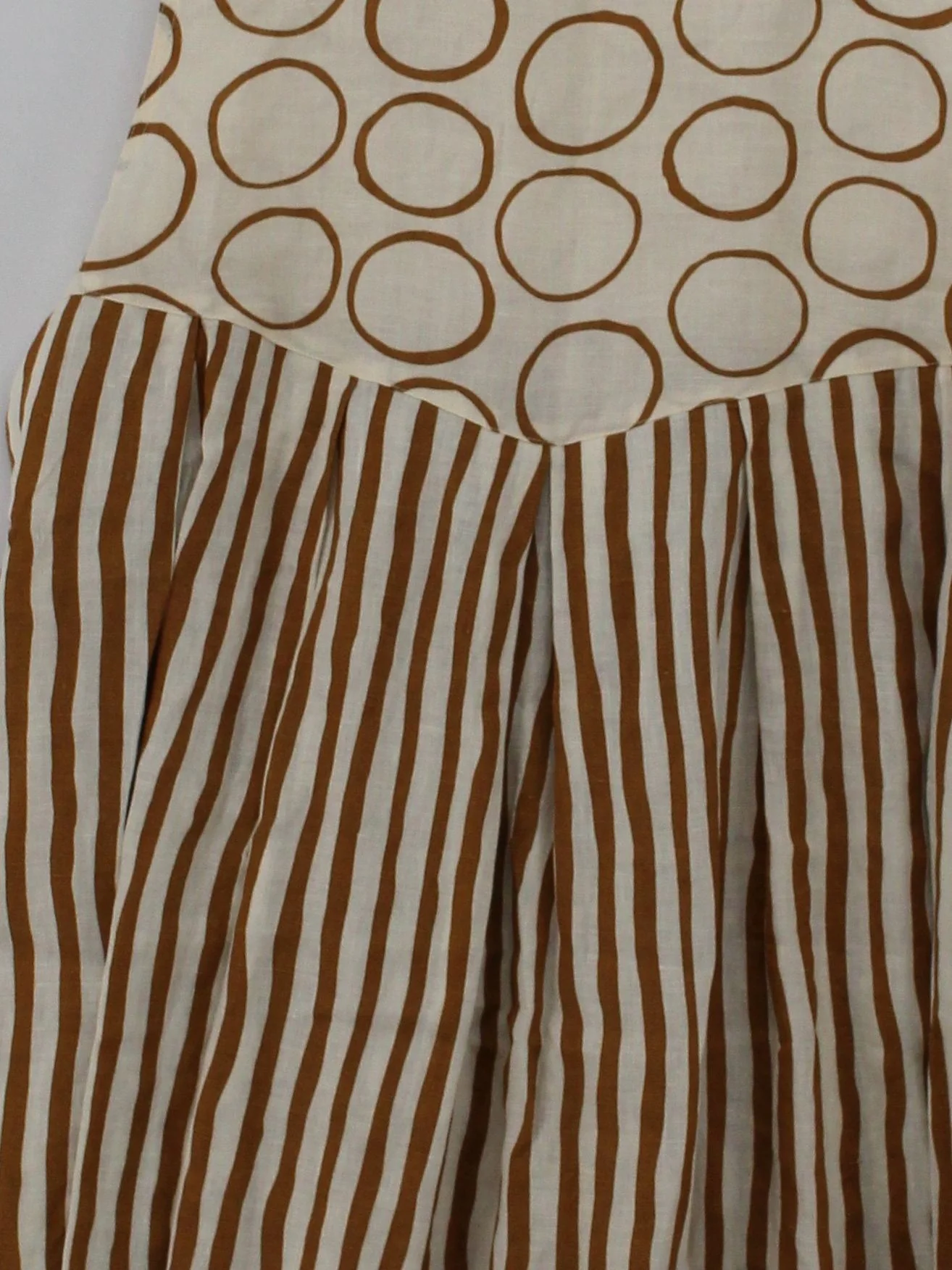 Gudrun Sjöden Pinafore/Dungaree Midi Dress L in Cream - Image 3