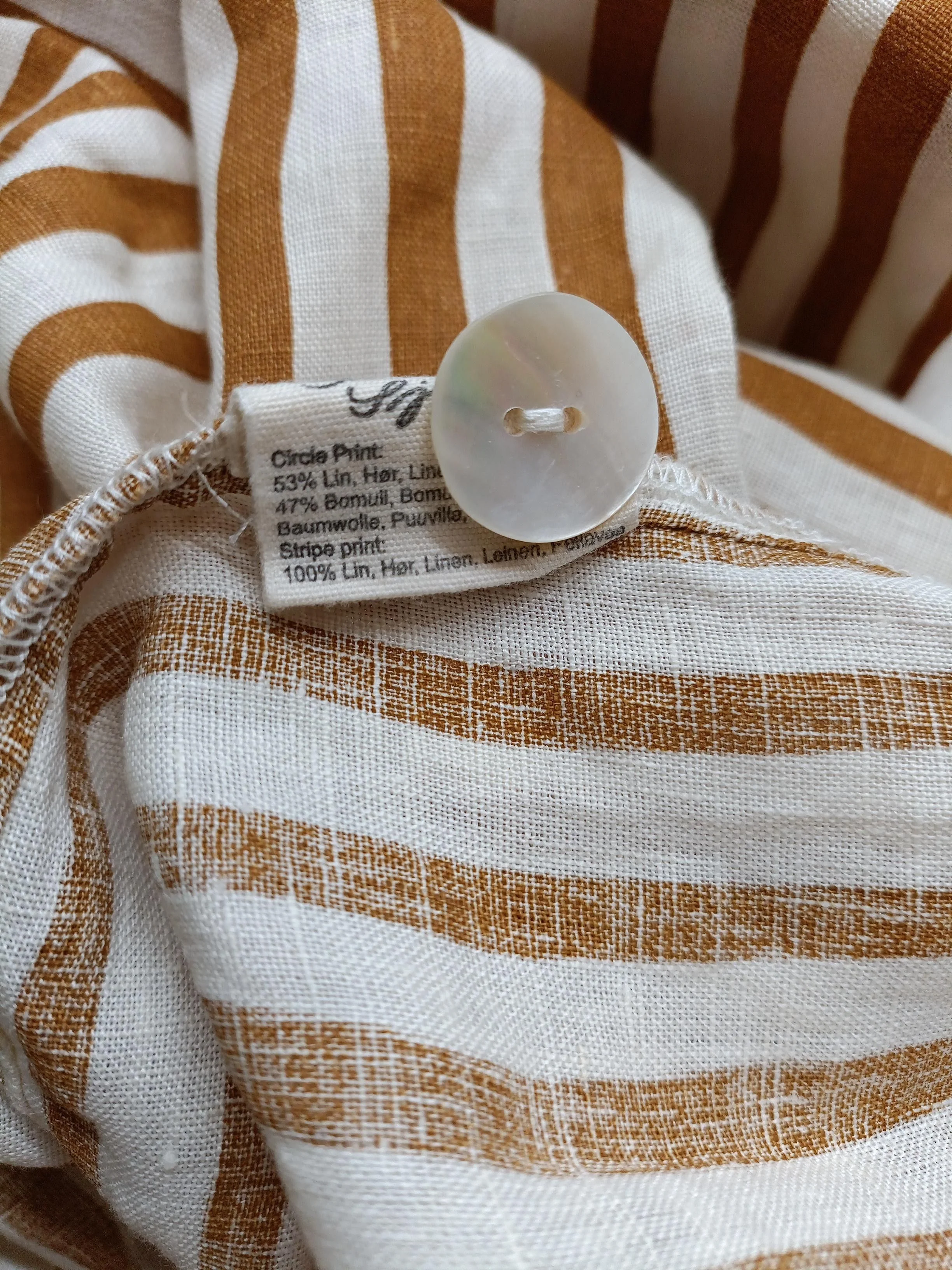 Gudrun Sjöden Pinafore/Dungaree Midi Dress L in Cream - Image 6