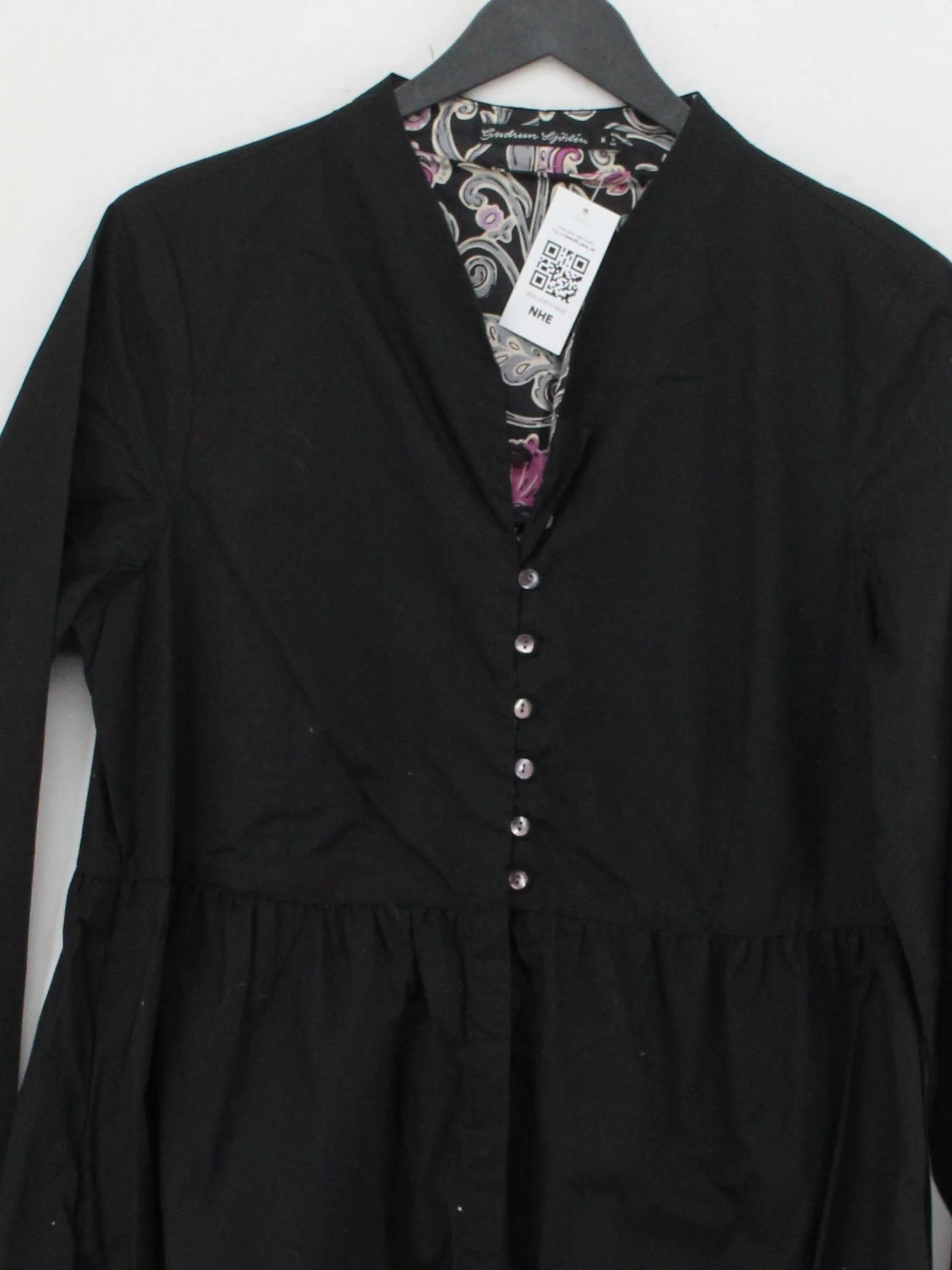 Gudrun Sjöden Shirt Midi Dress M in Black - Image 3