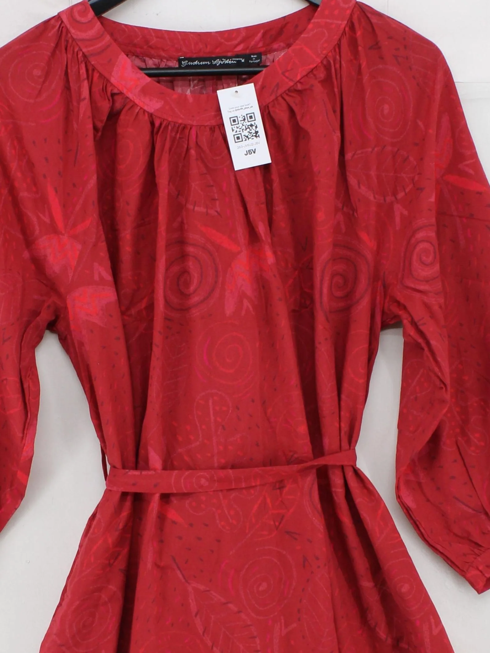 Gudrun Sjöden Shirt Midi Dress M in Red - Image 3