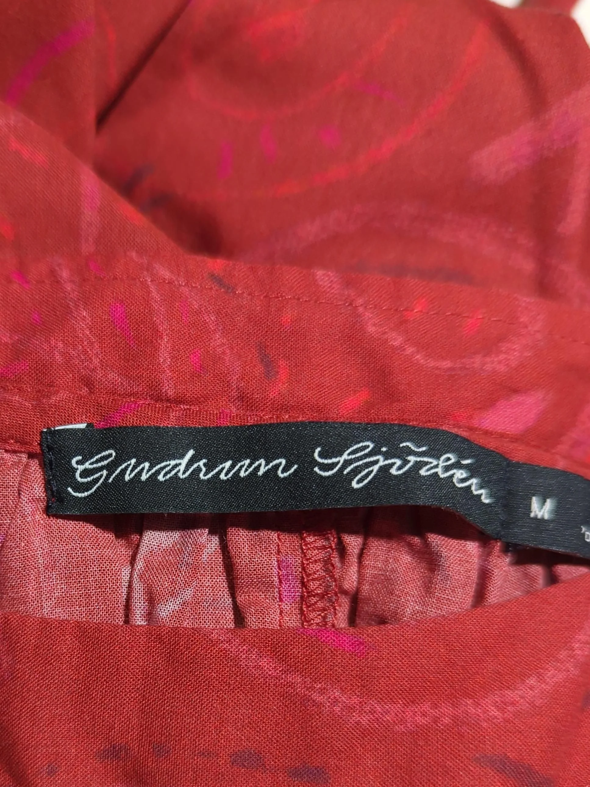 Gudrun Sjöden Shirt Midi Dress M in Red - Image 5
