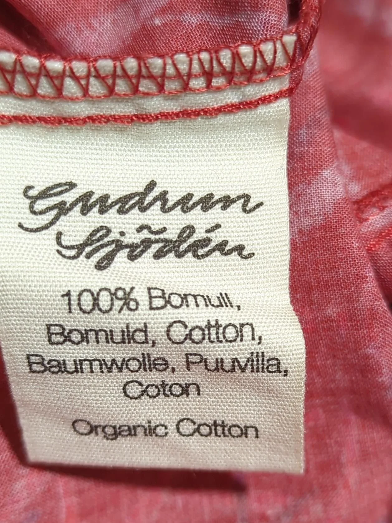 Gudrun Sjöden Shirt Midi Dress M in Red - Image 6