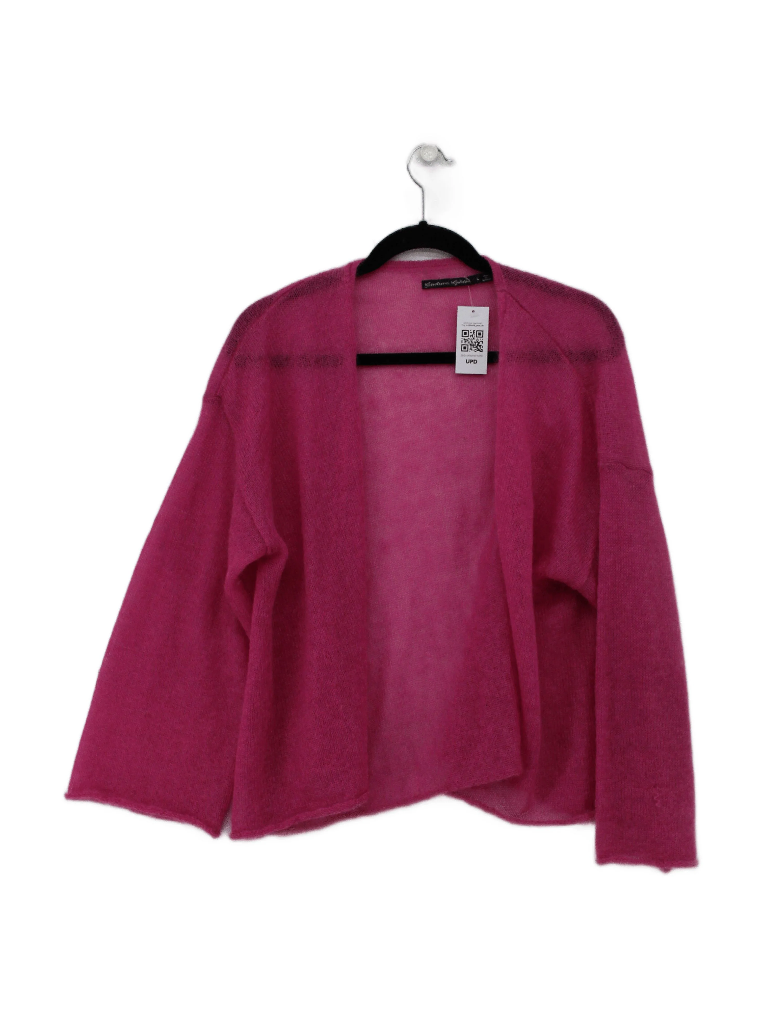 Gudrun Sjöden Women's Cardigan L Pink 100% Other V-Neck Cardigan