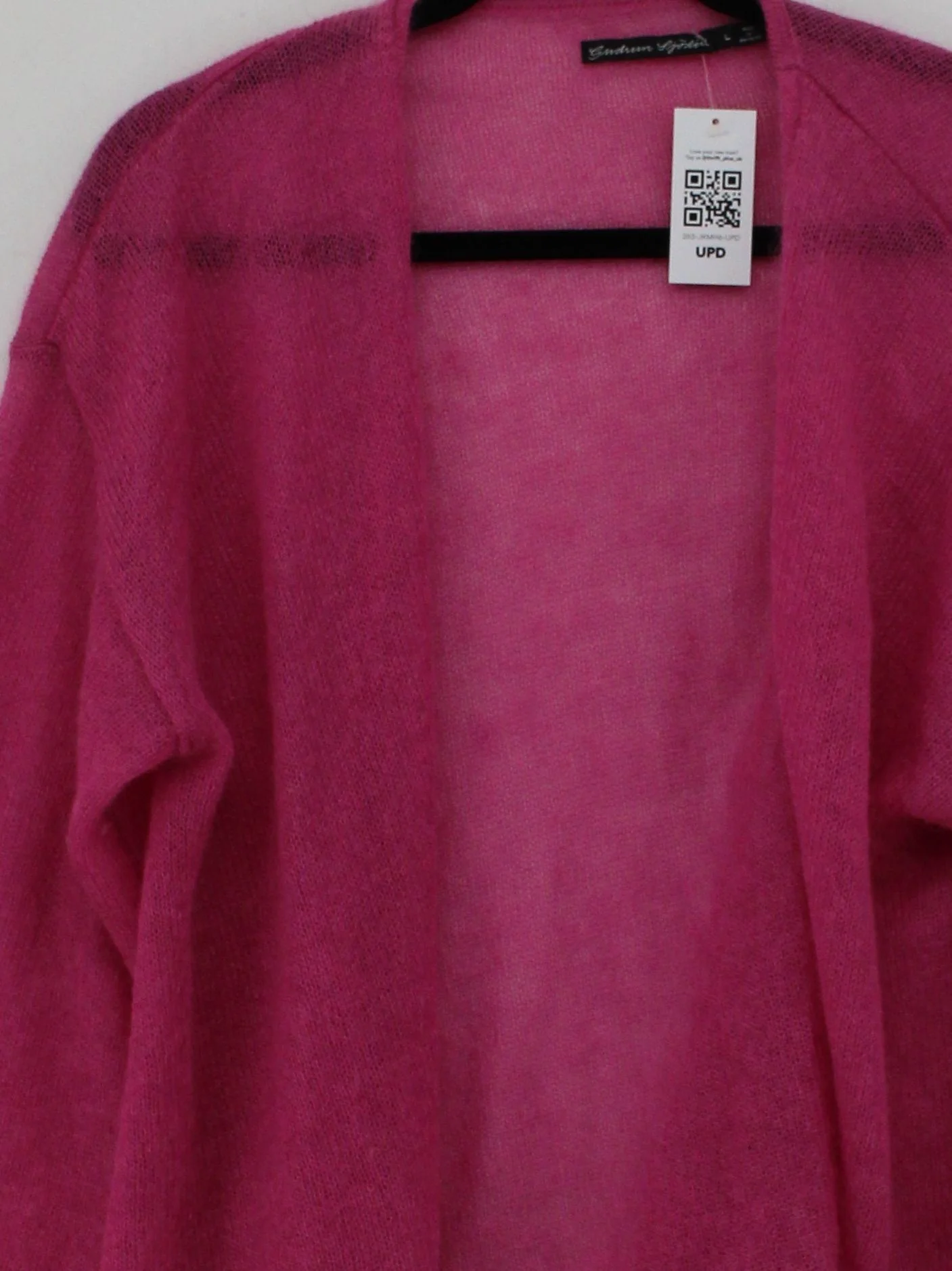 Gudrun Sjöden Women's Cardigan L Pink 100% Other V-Neck Cardigan - Image 3