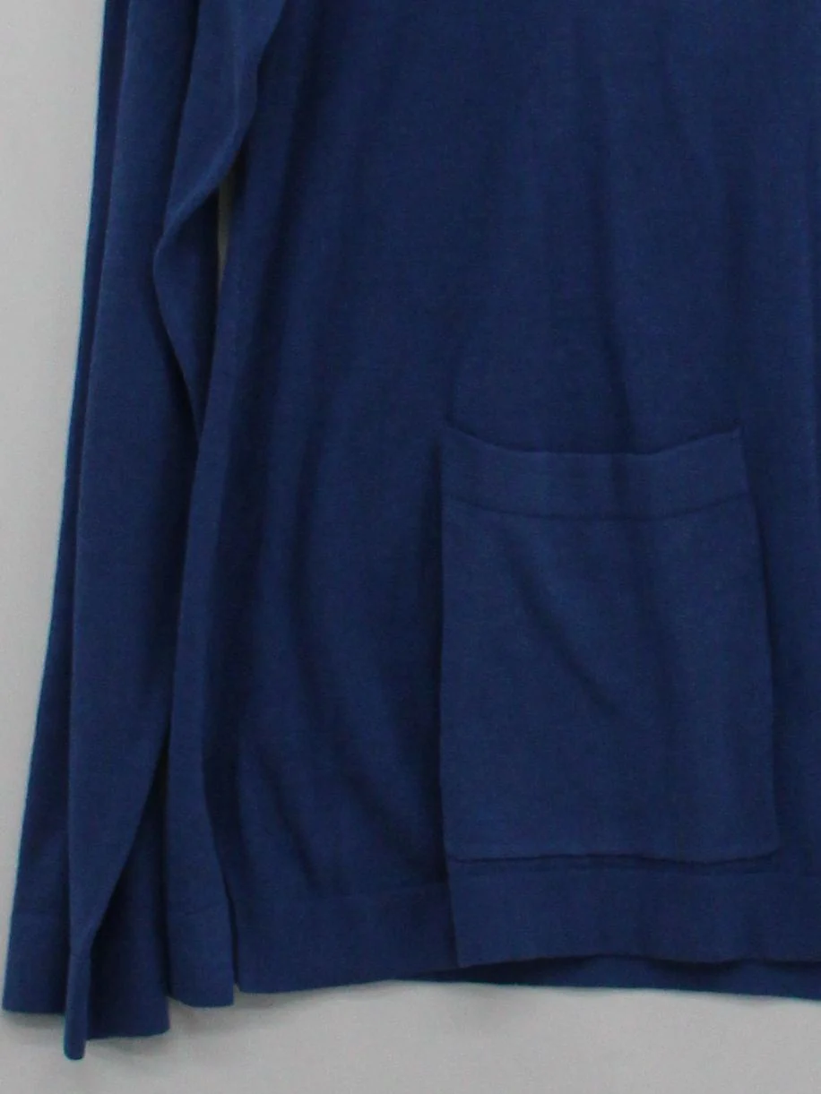 Gudrun Sjöden Women's Cardigan S Blue 100% Cotton Round Neck Cardigan - Image 4