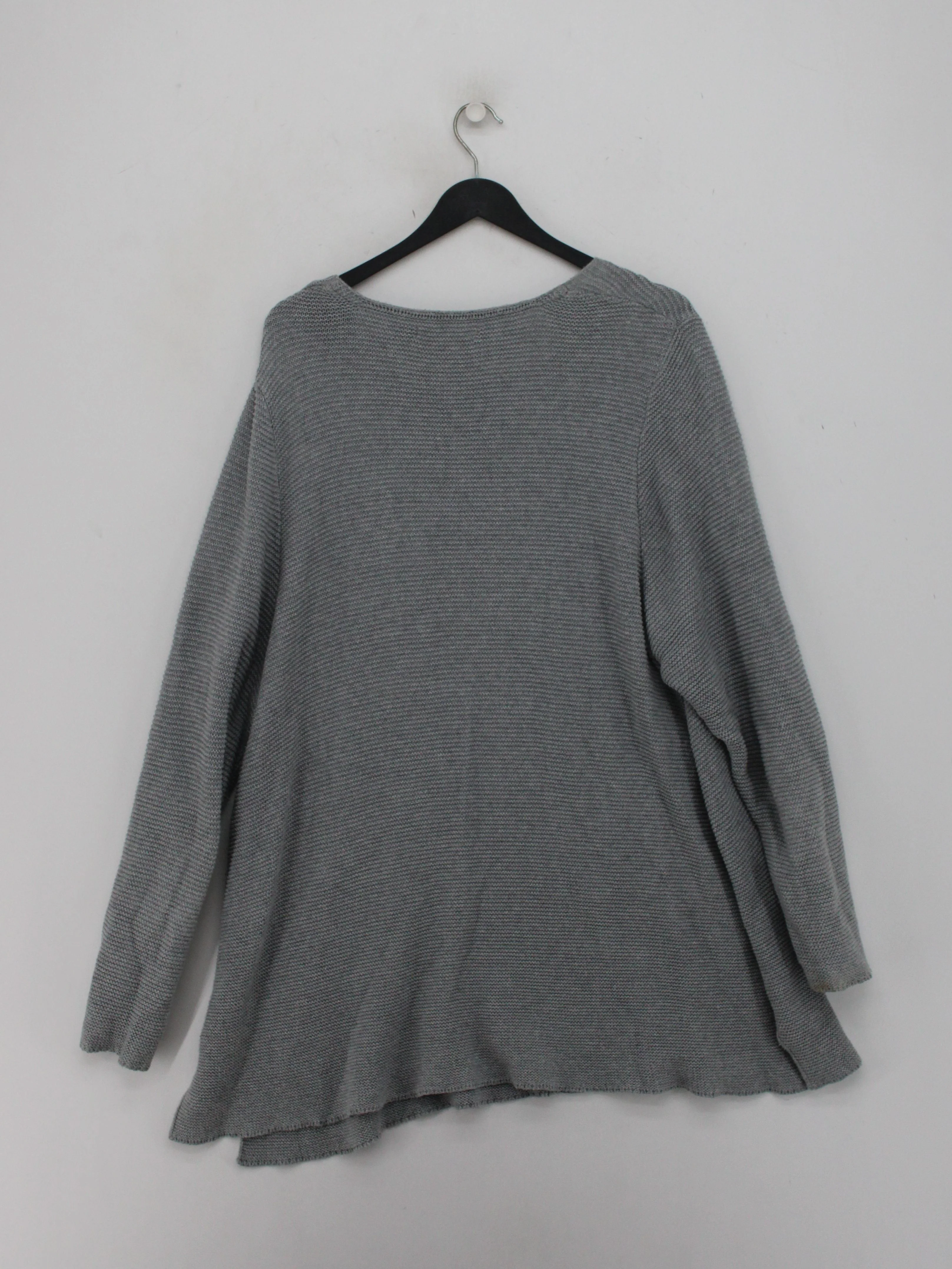 Gudrun Sjöden Women's Jumper XXL Grey 100% Cotton Round Neck Pullover - Image 2