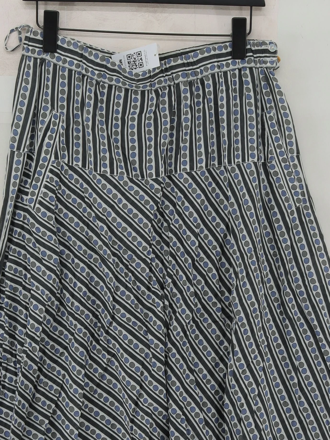 Gudrun Sjöden Women's Maxi Skirt L Multi Striped 100% Other Long Maxi - Image 3