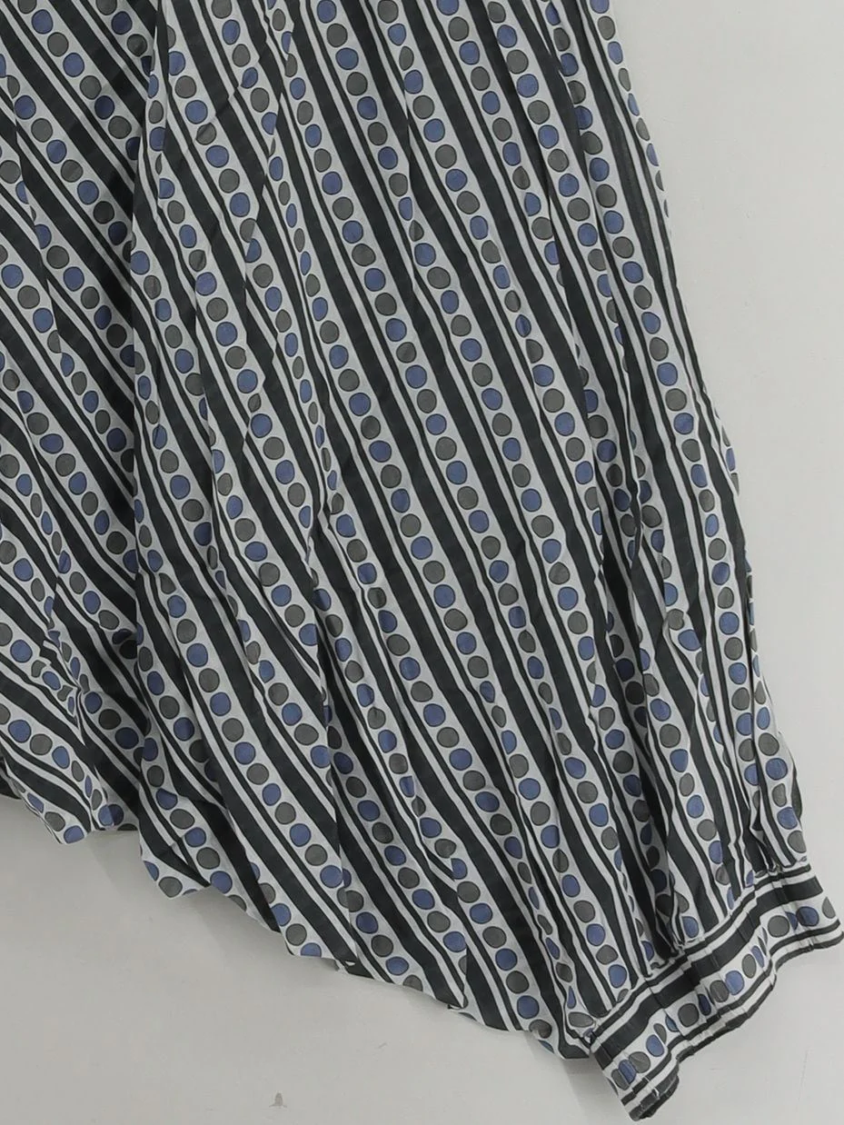 Gudrun Sjöden Women's Maxi Skirt L Multi Striped 100% Other Long Maxi - Image 4