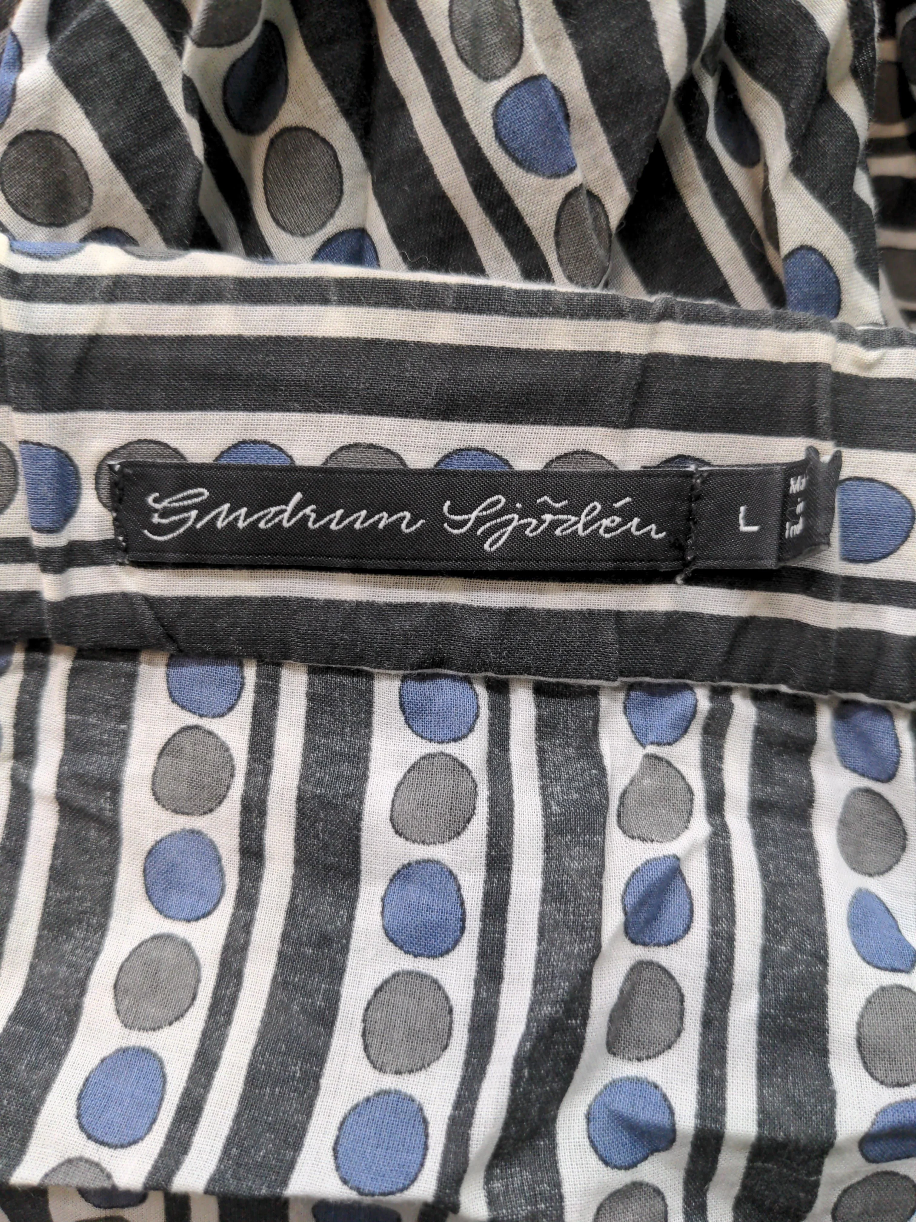 Gudrun Sjöden Women's Maxi Skirt L Multi Striped 100% Other Long Maxi - Image 5