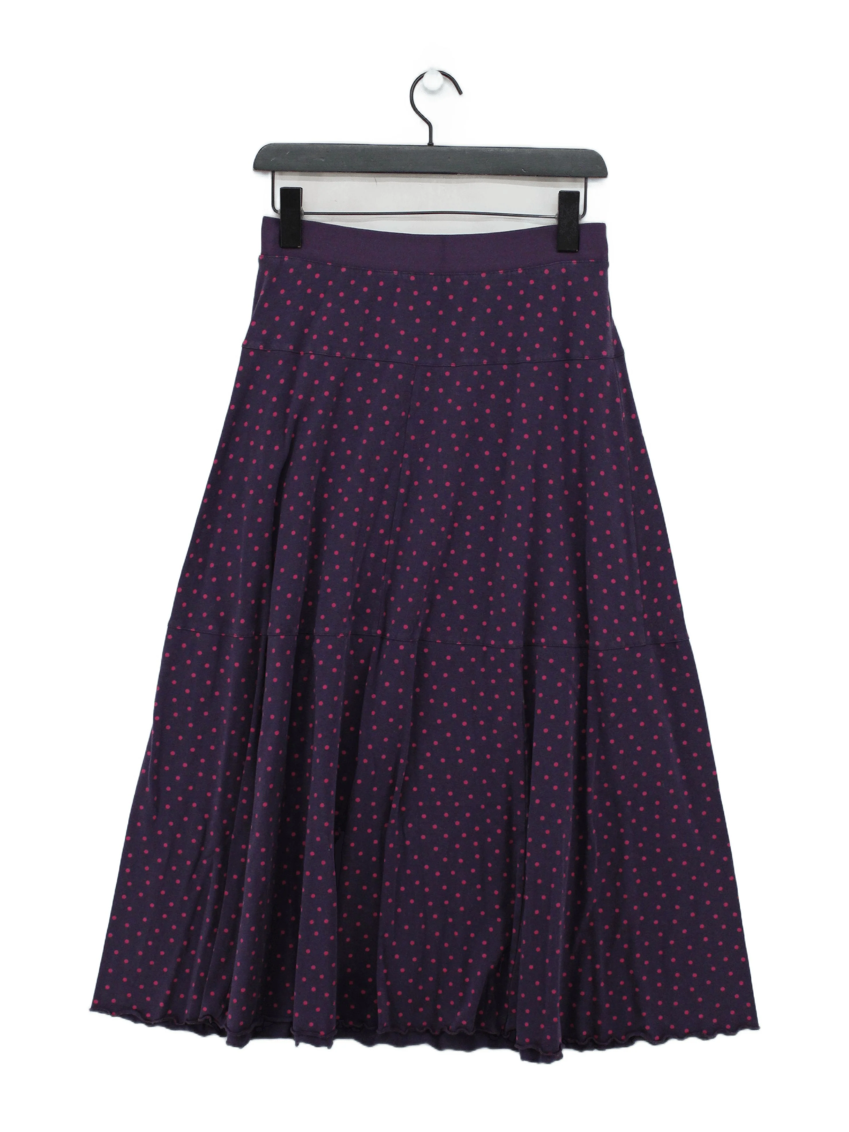 Gudrun Sjöden Women's Midi Skirt M Purple Polkadot 100% Other Midi A-Line