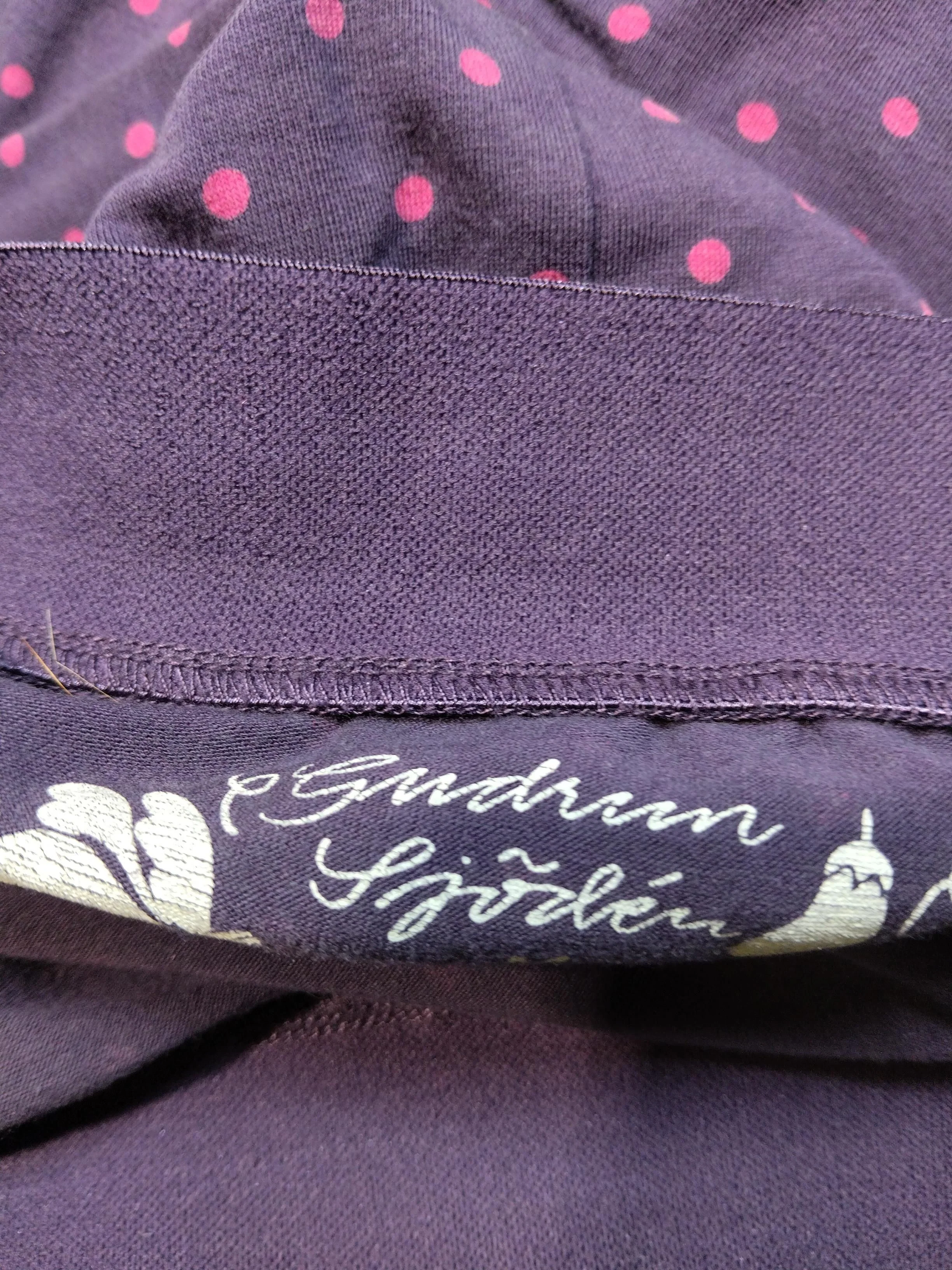Gudrun Sjöden Women's Midi Skirt M Purple Polkadot 100% Other Midi A-Line - Image 5