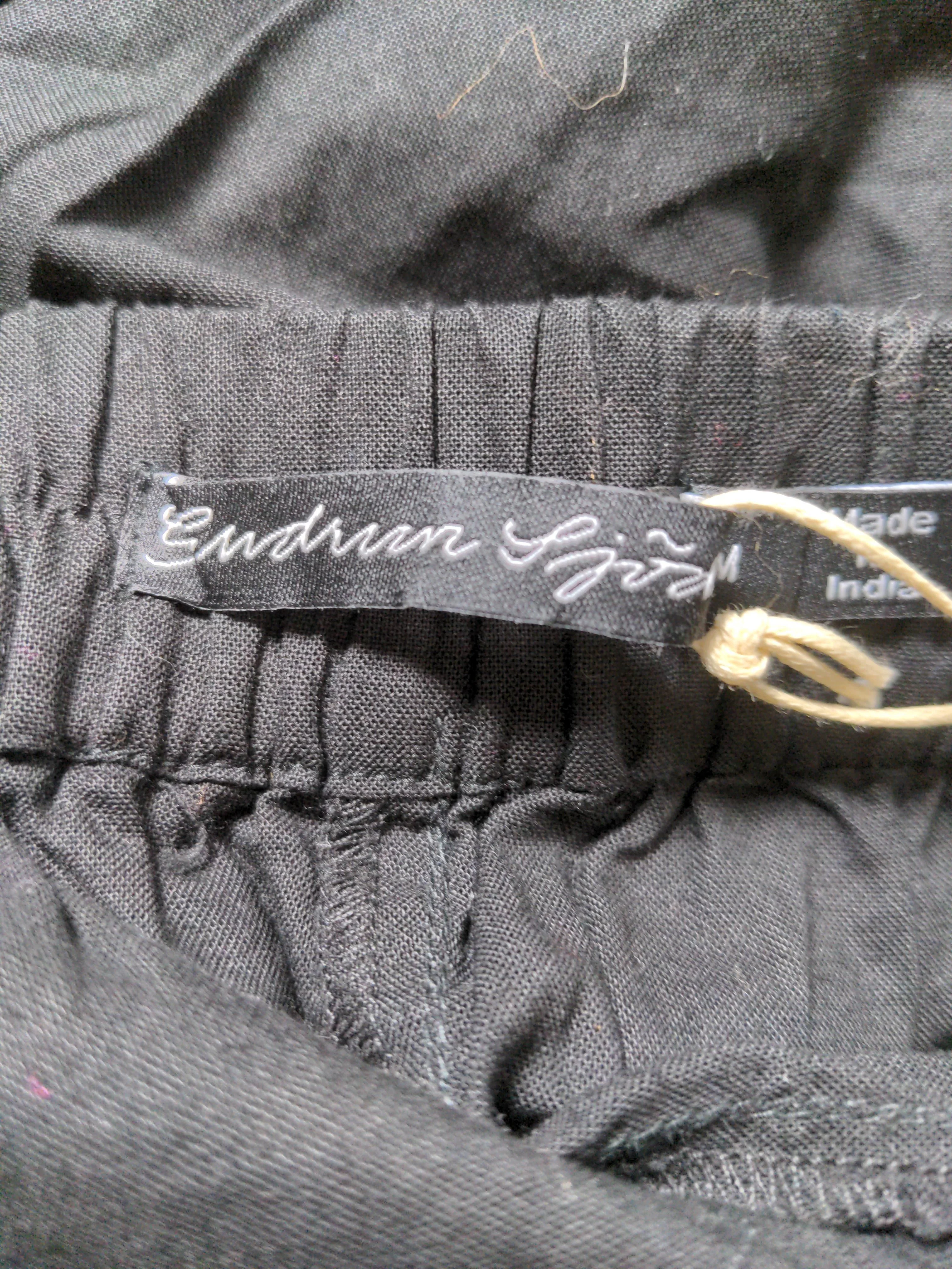Gudrun Sjöden Women's Trousers M Black 100% Cotton Wide-Leg Sweatpants - Image 5