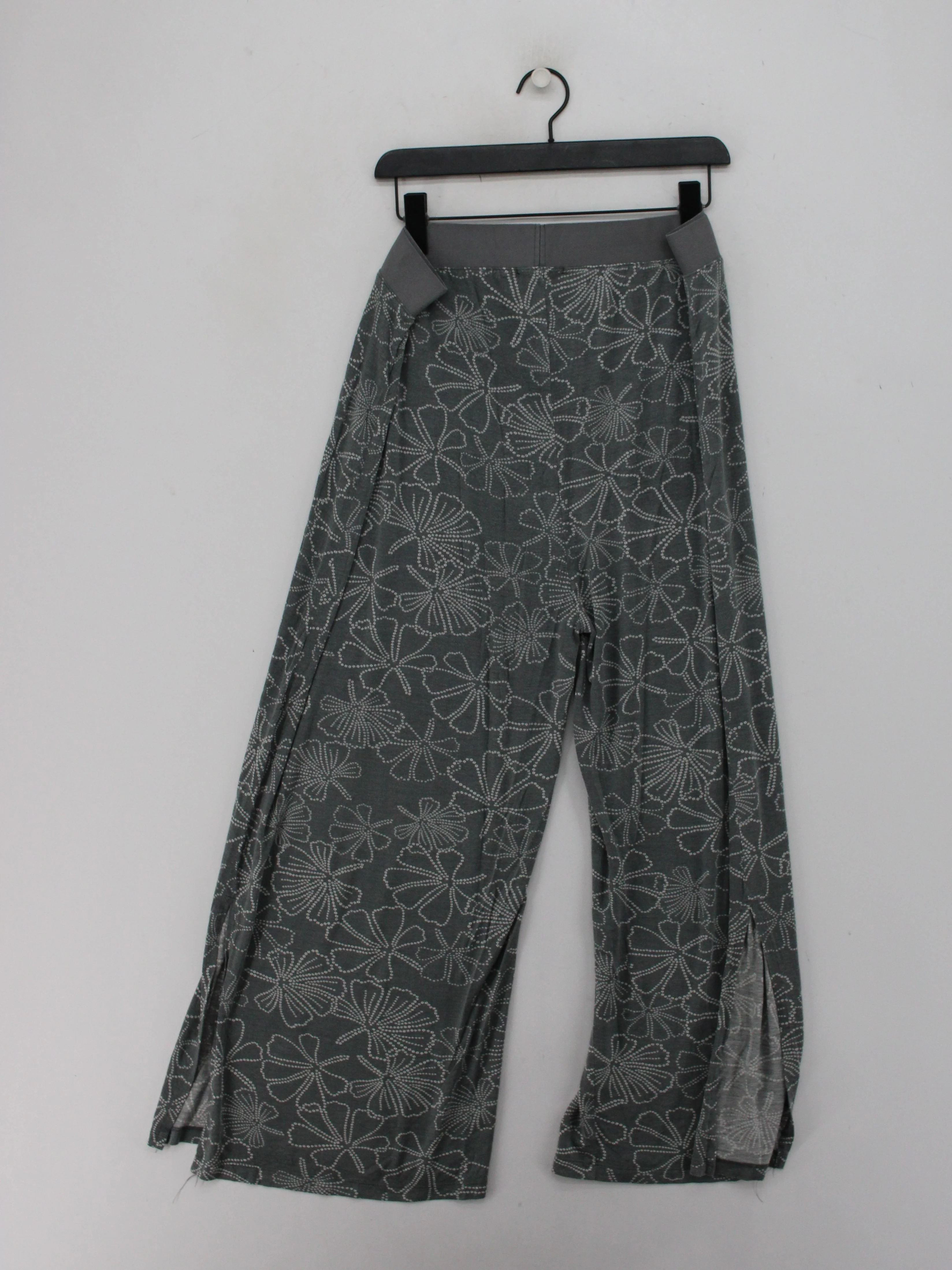 Gudrun Sjöden Women's Trousers XXL Grey Floral 100% Other Wide-Leg Chino - Image 2