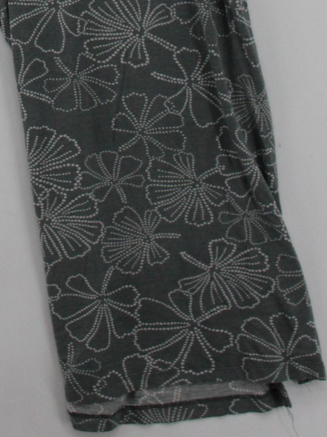 Gudrun Sjöden Women's Trousers XXL Grey Floral 100% Other Wide-Leg Chino - Image 4