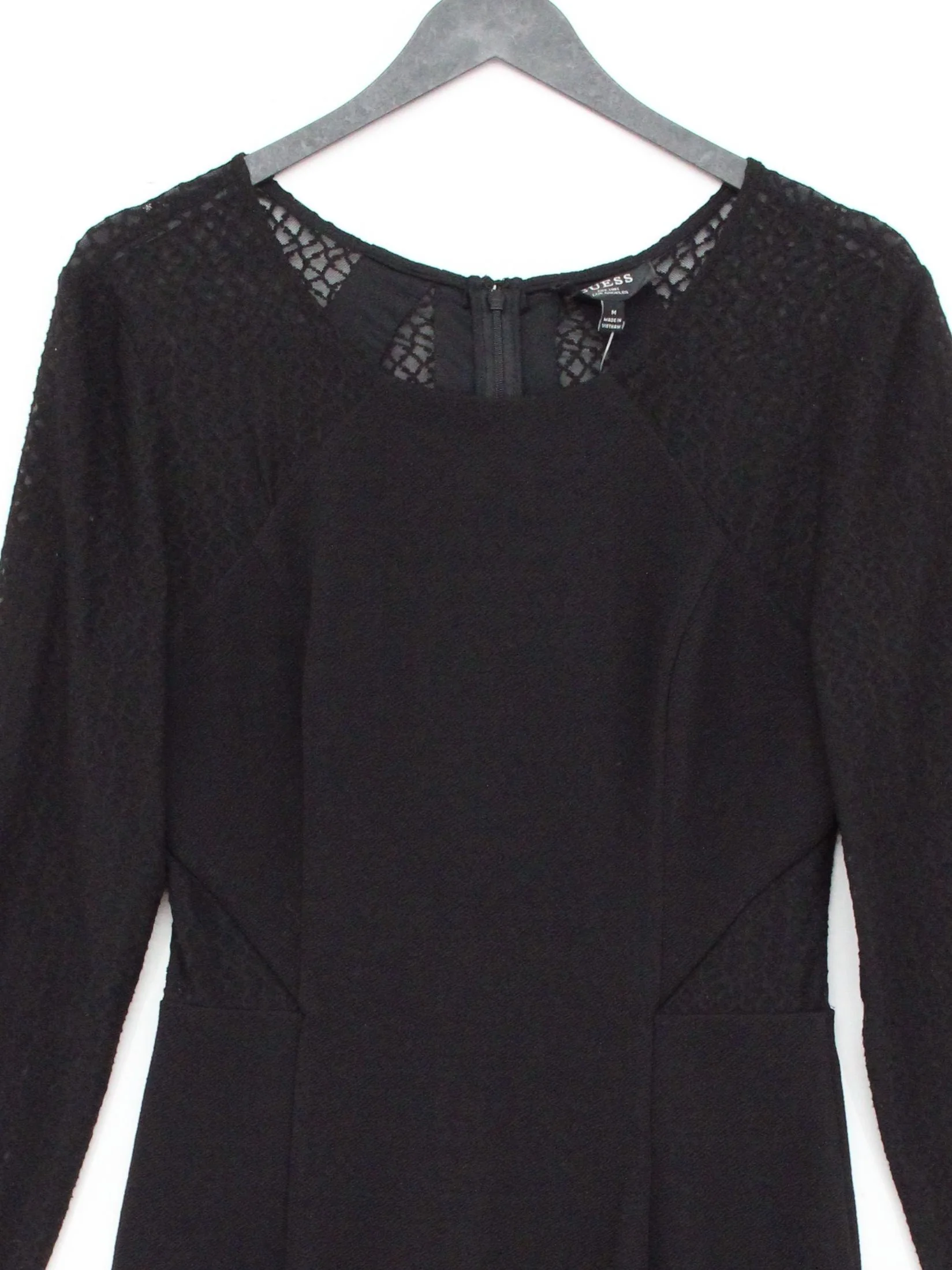 Guess Bodycon Mini Dress M in Black - Image 3