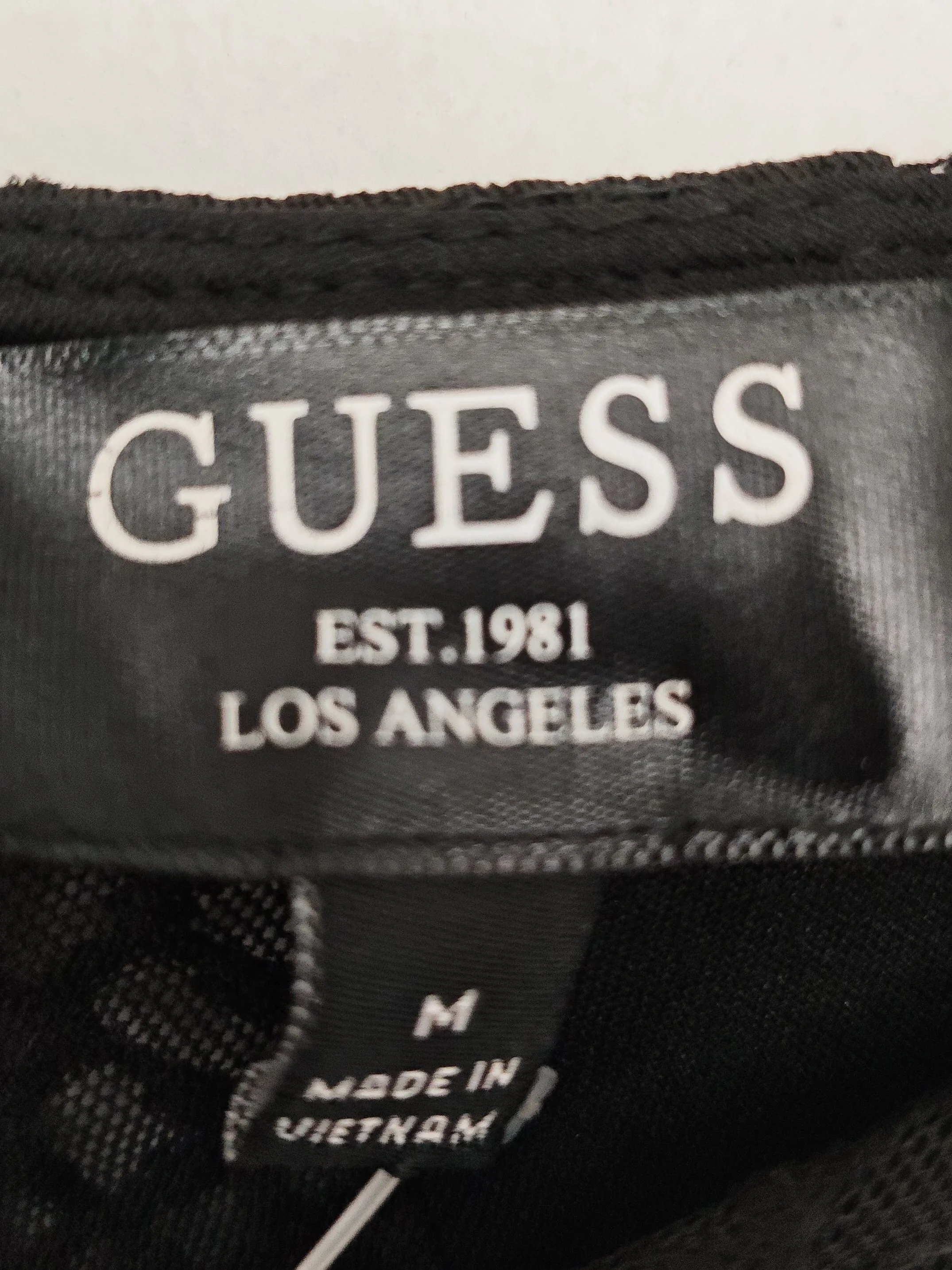 Guess Bodycon Mini Dress M in Black - Image 6