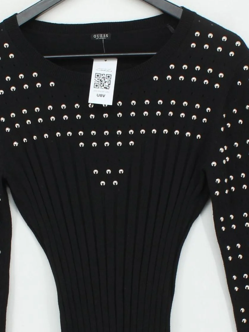 Guess Bodycon Mini Dress M in Black - Image 3