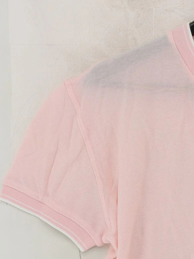 Guess By Marciano Men's Polo L Pink Viscose with Elastane Basic - Image 4