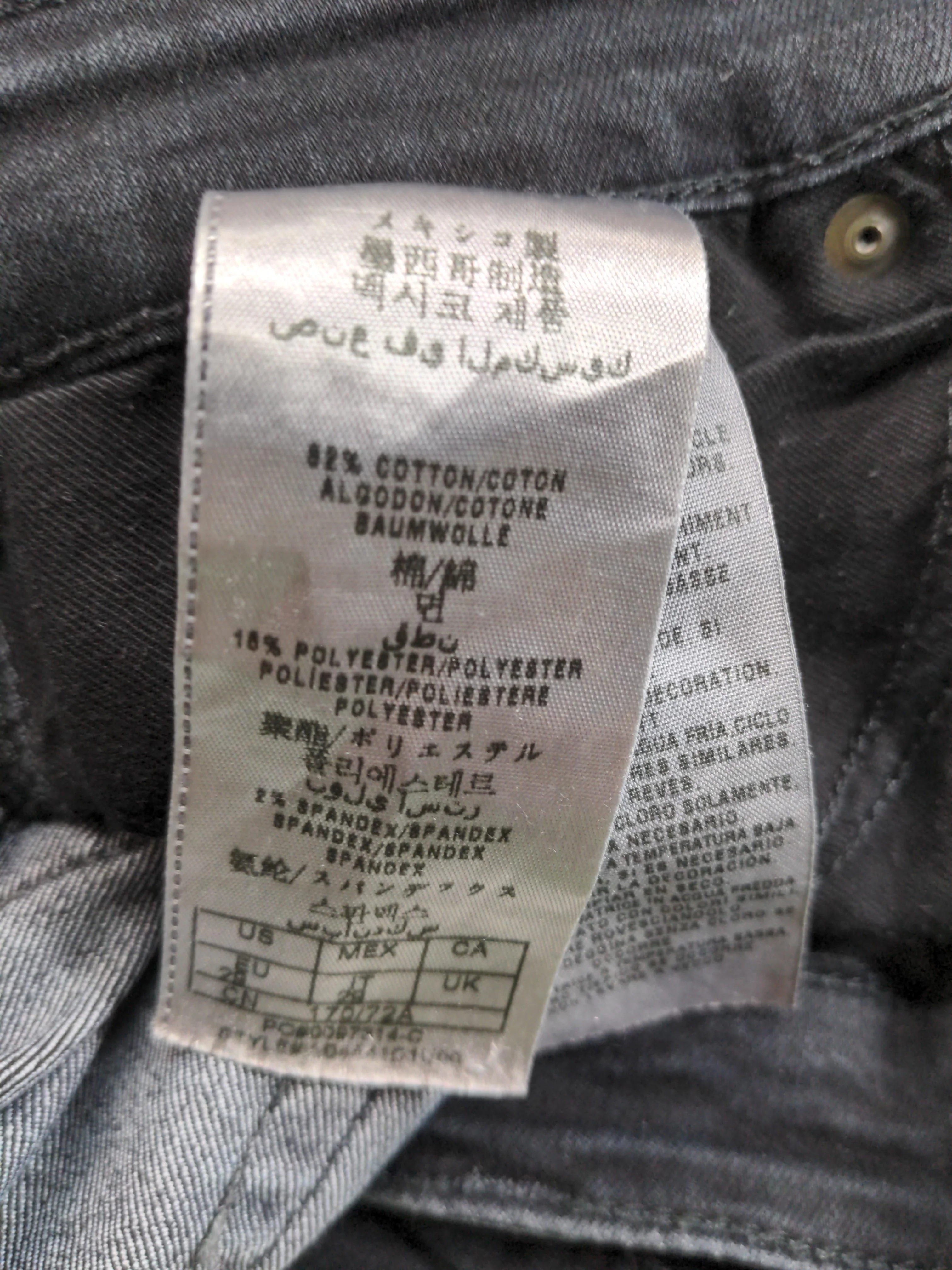 Guess Jeans Women's Jeans W 27 in Black Cotton with Polyester, Spandex Skinny - Image 6
