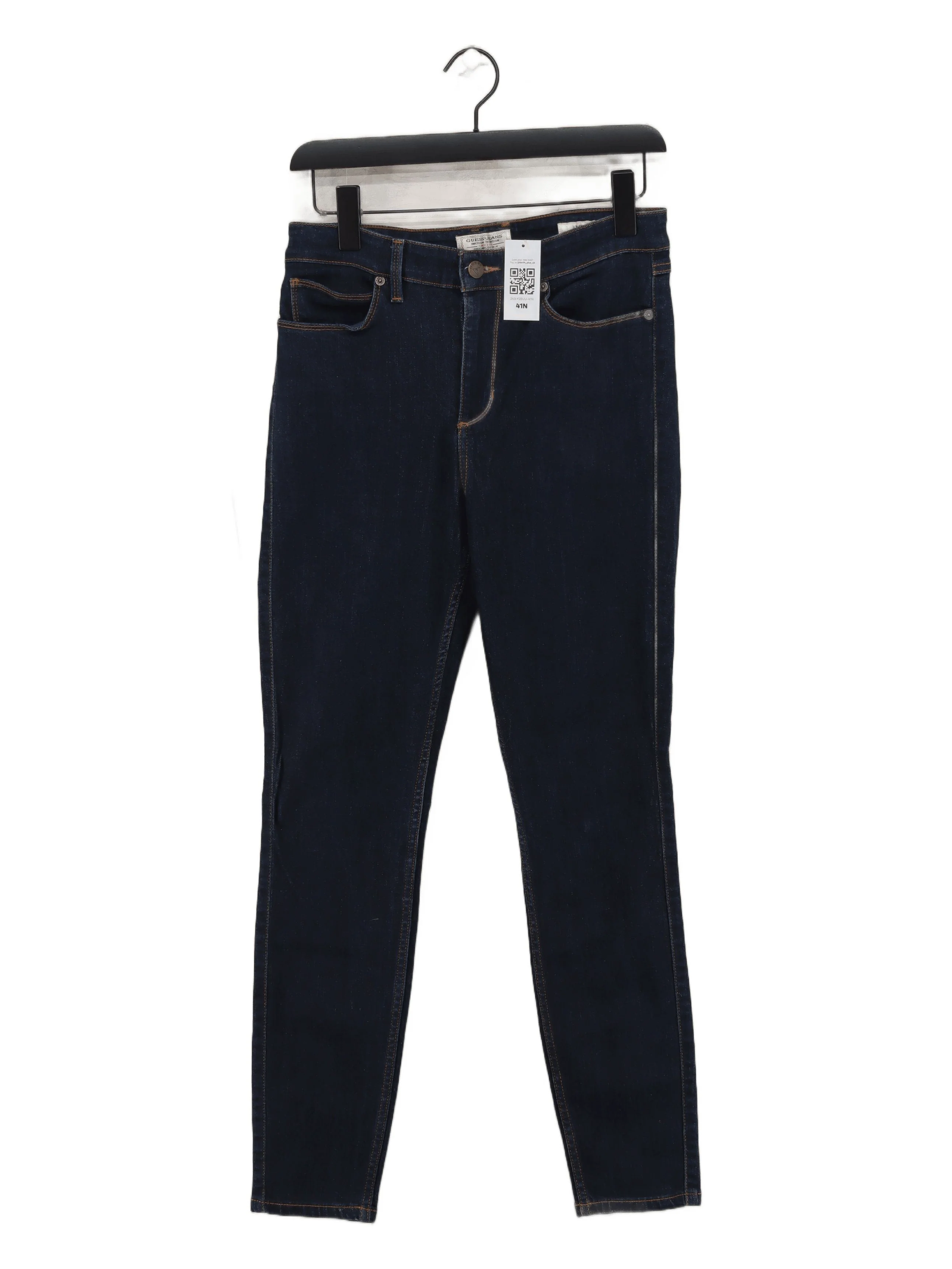 Guess Jeans Women's Jeans W 30 in Blue Cotton with Polyester, Rayon Skinny